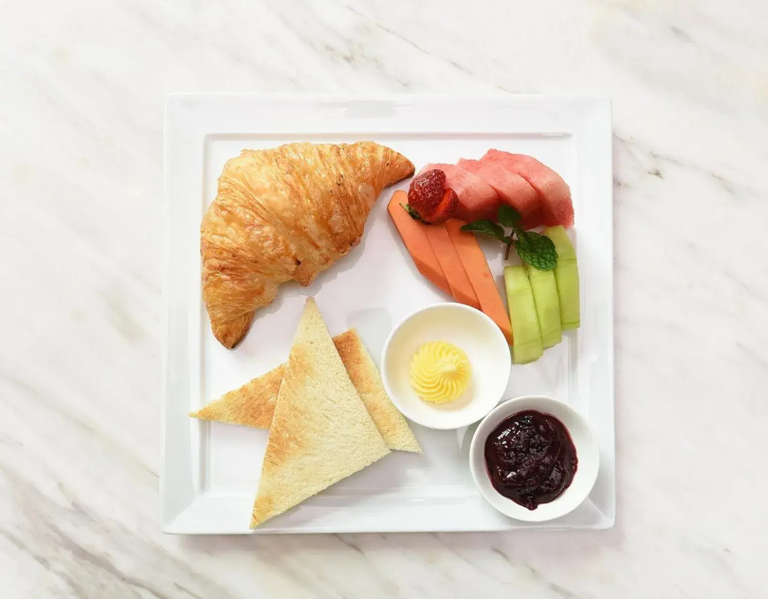 Continental breakfast in Dwijaya House of Pakubuwono Continental breakfast in Dwijaya House of Pakubuwono