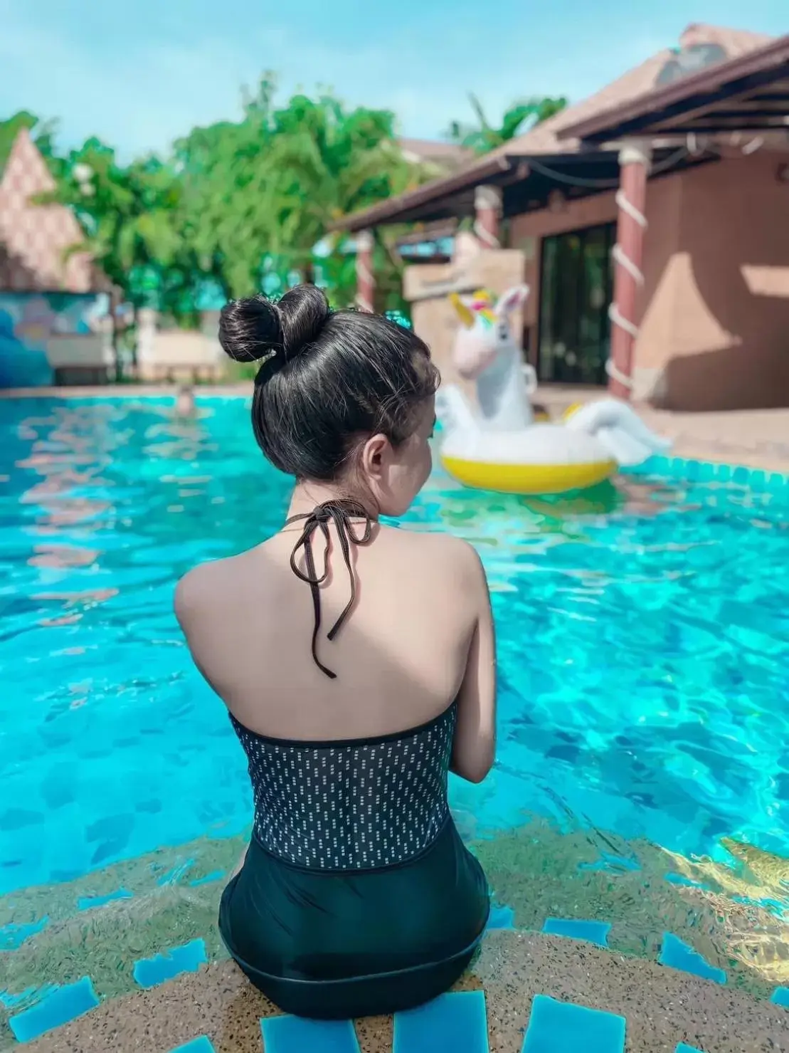People, Swimming Pool in Panisara Pool Villa Resort Huahin