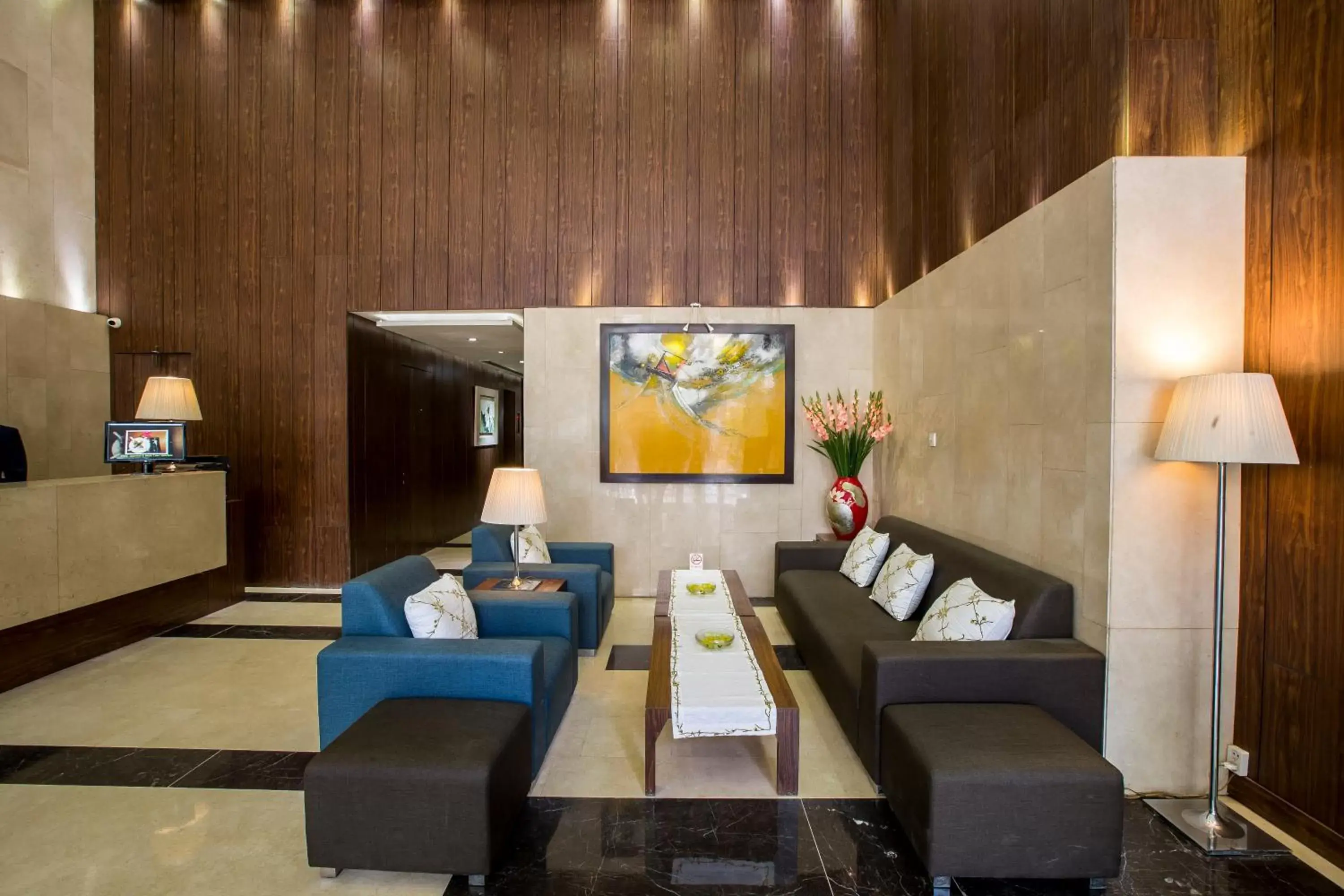 Lobby or reception in Authentic Hanoi Boutique Hotel