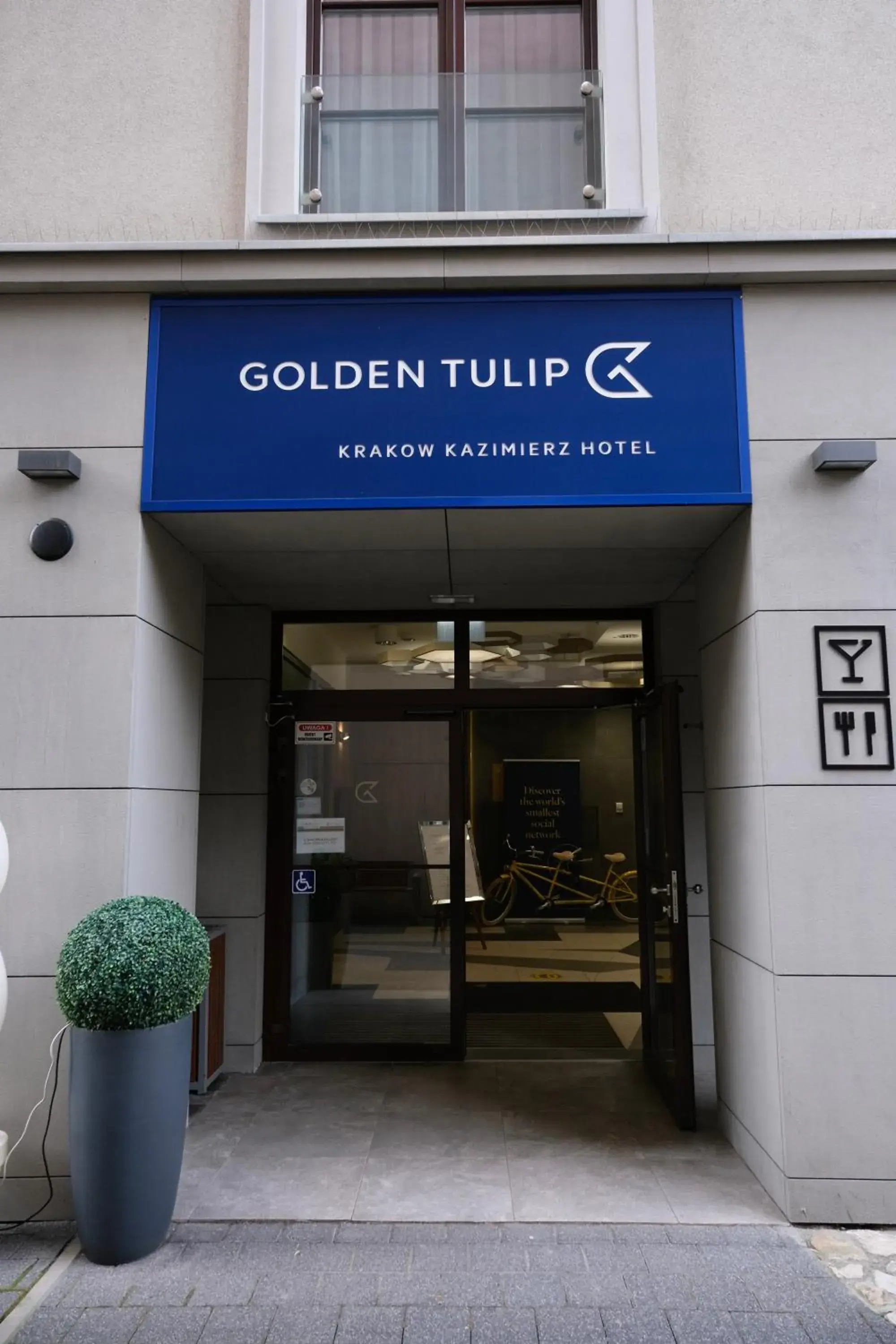 Facade/entrance in Golden Tulip Krakow Kazimierz