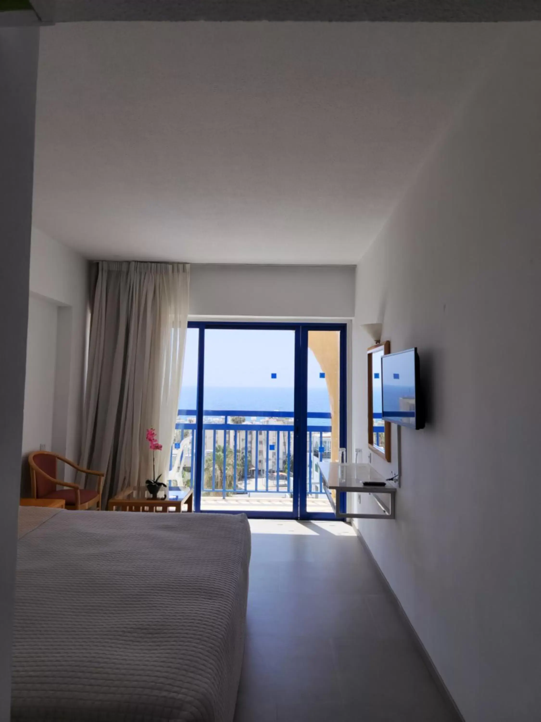 Bedroom in Navarria Blue Hotel