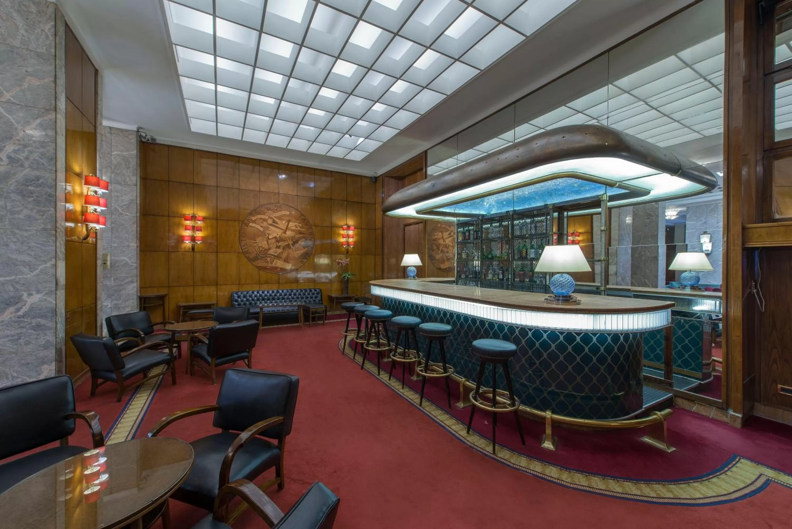 Lounge or bar in Bettoja Hotel Mediterraneo