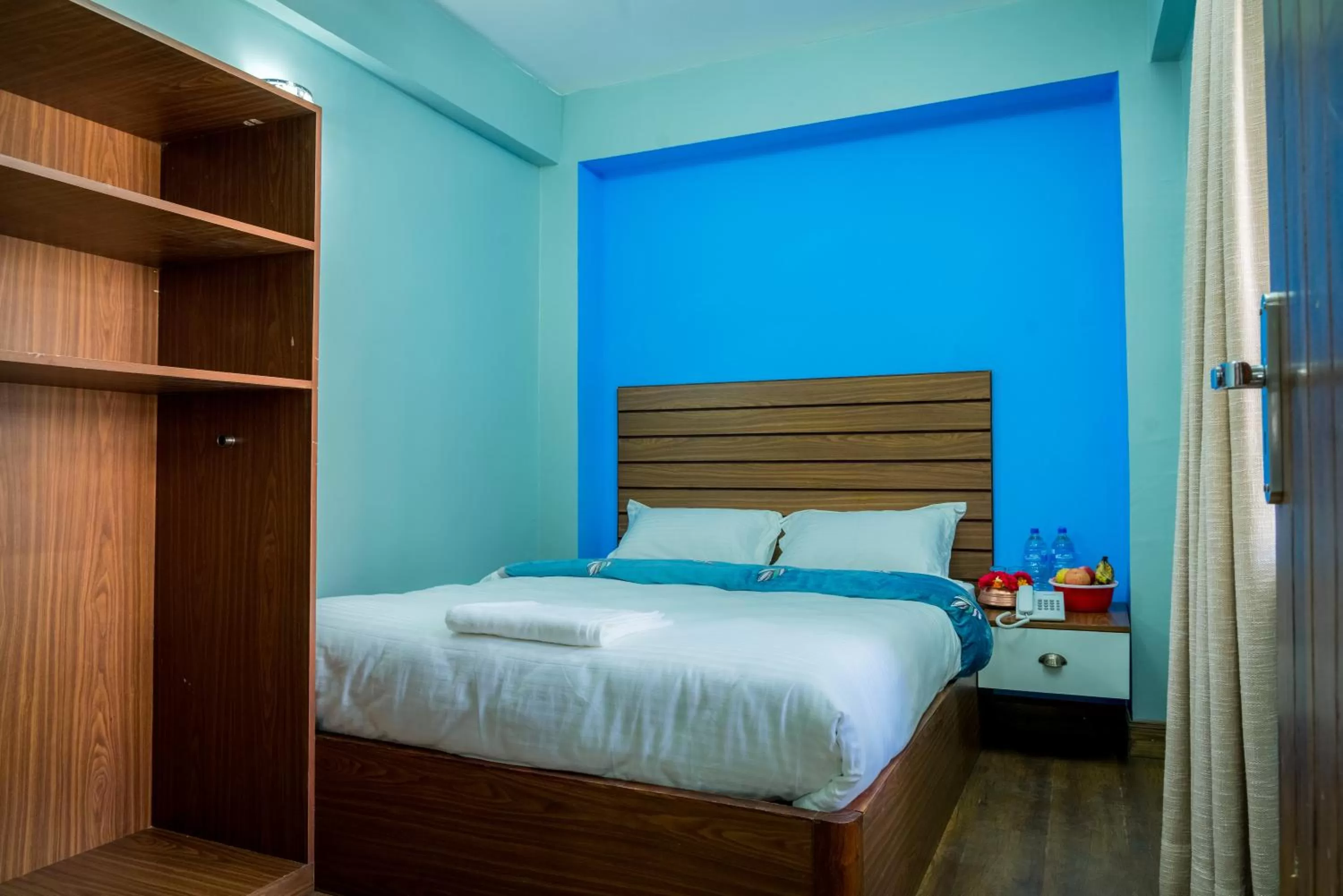 Photo of the whole room, Bed in Hotel Nepal Bhumi