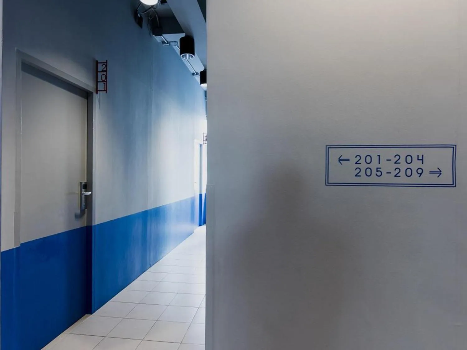 Floor plan in Loftel Station Hostel