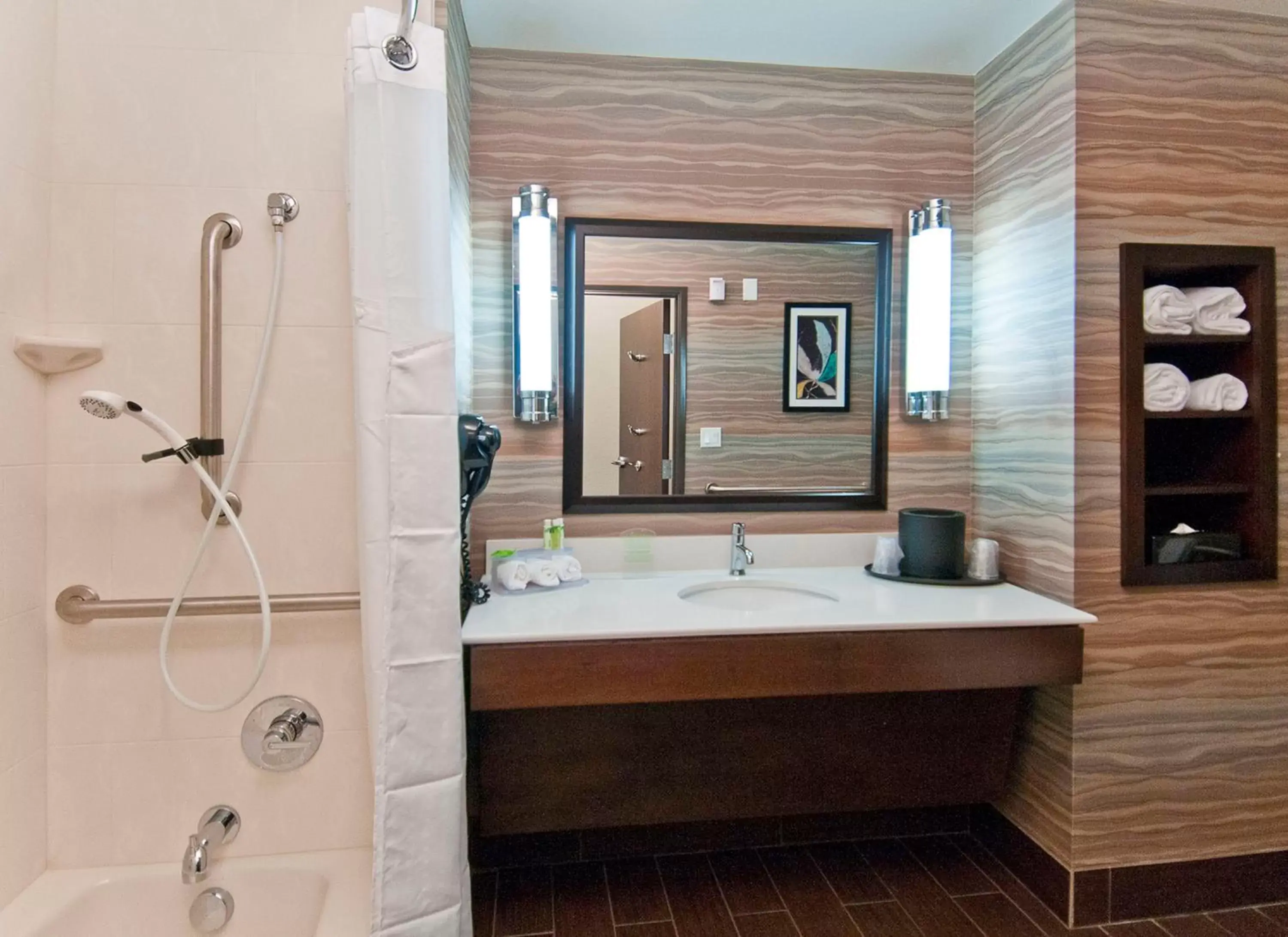 Bathroom in Holiday Inn Express & Suites San Antonio SE by AT&T Center, an IHG Hotel