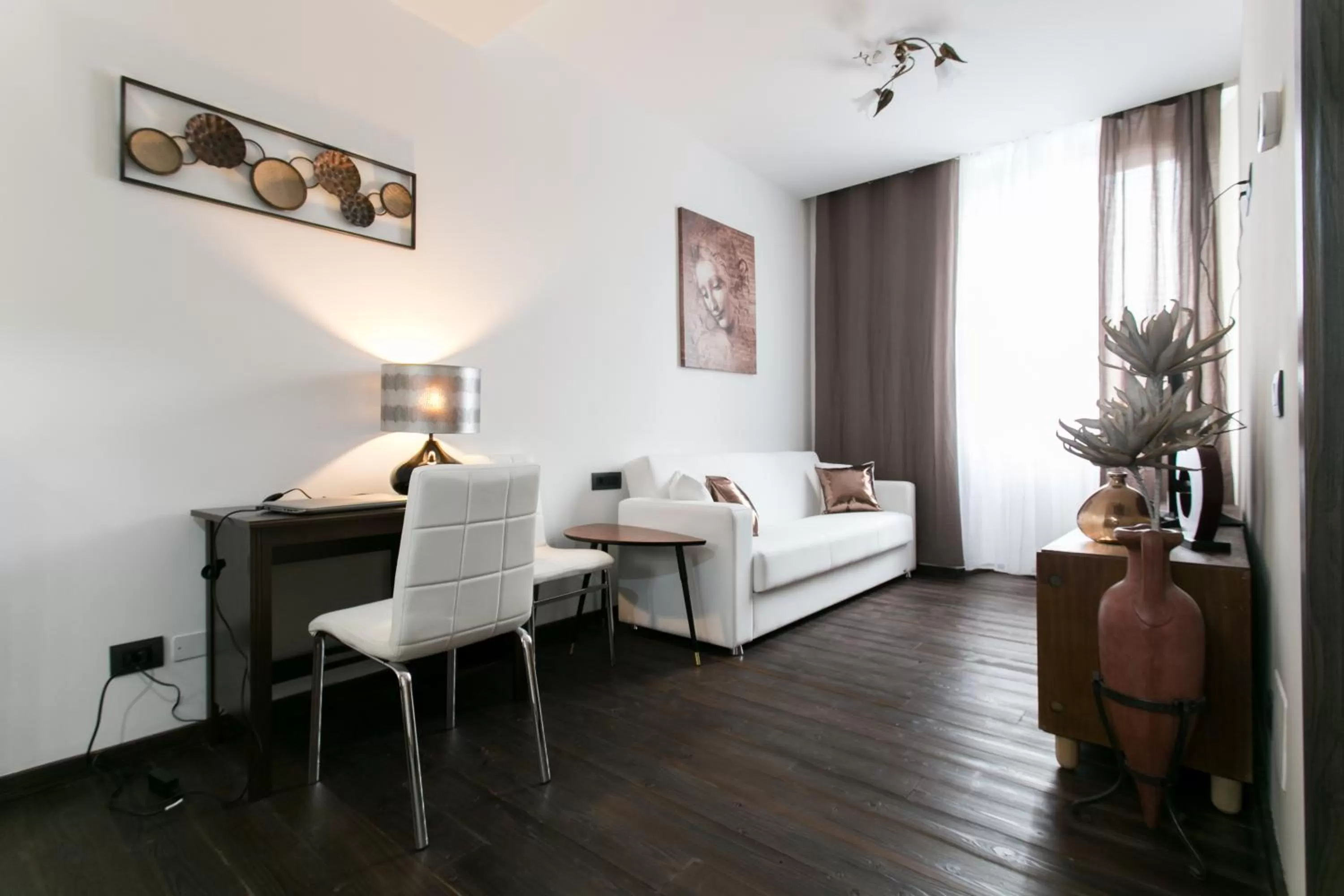 Seating area, Bed in Aparthotel Dei Mercanti