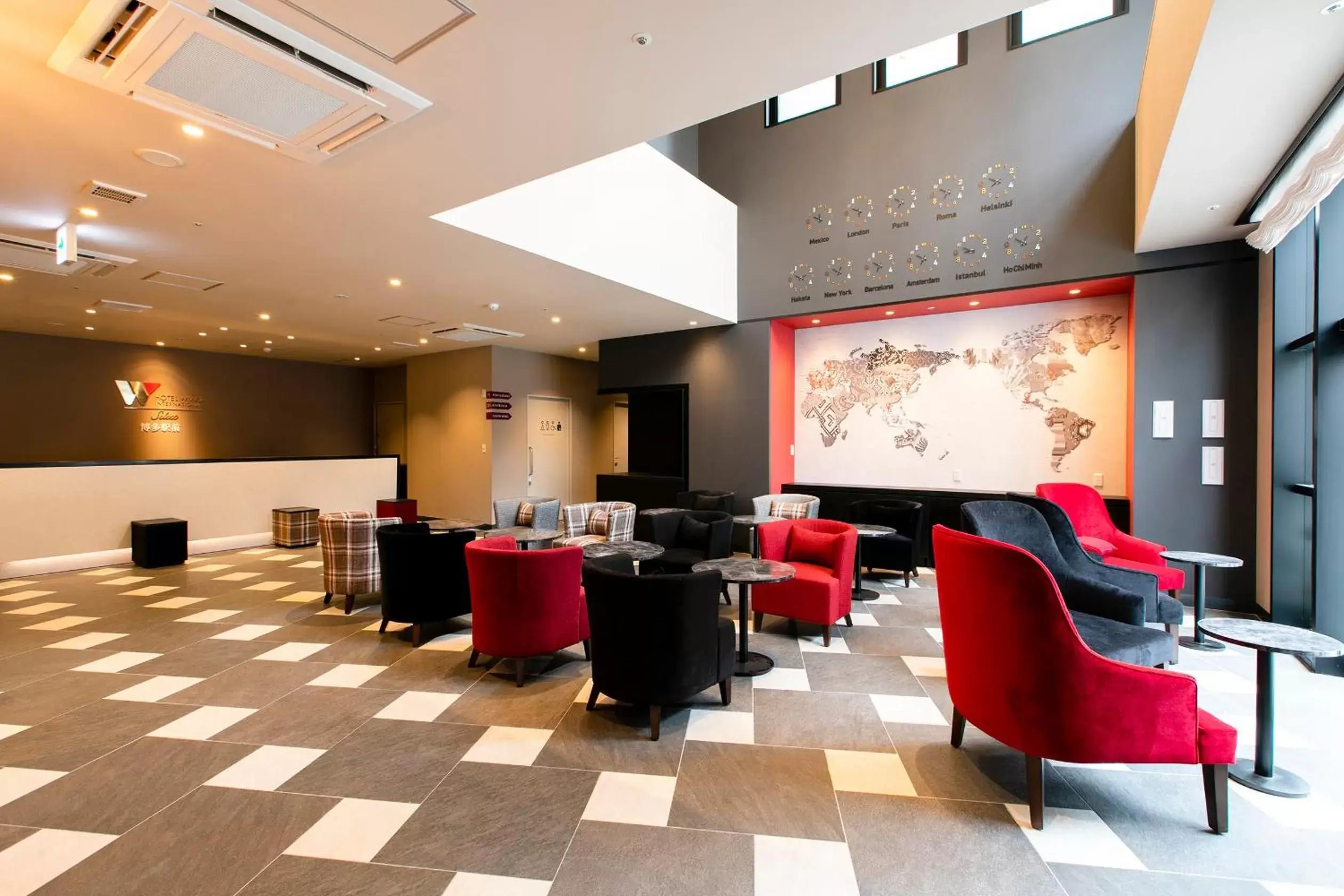 Lobby or reception in Hotel Wing International Select Hakata-Ekimae