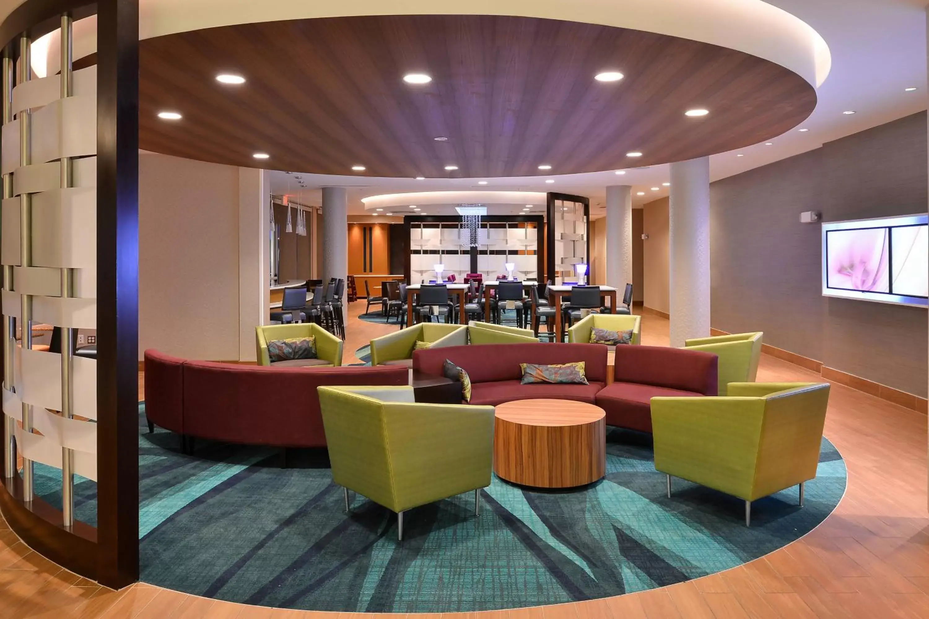 Lobby or reception, Lounge/Bar in SpringHill Suites by Marriott Voorhees Mt. Laurel/Cherry Hill