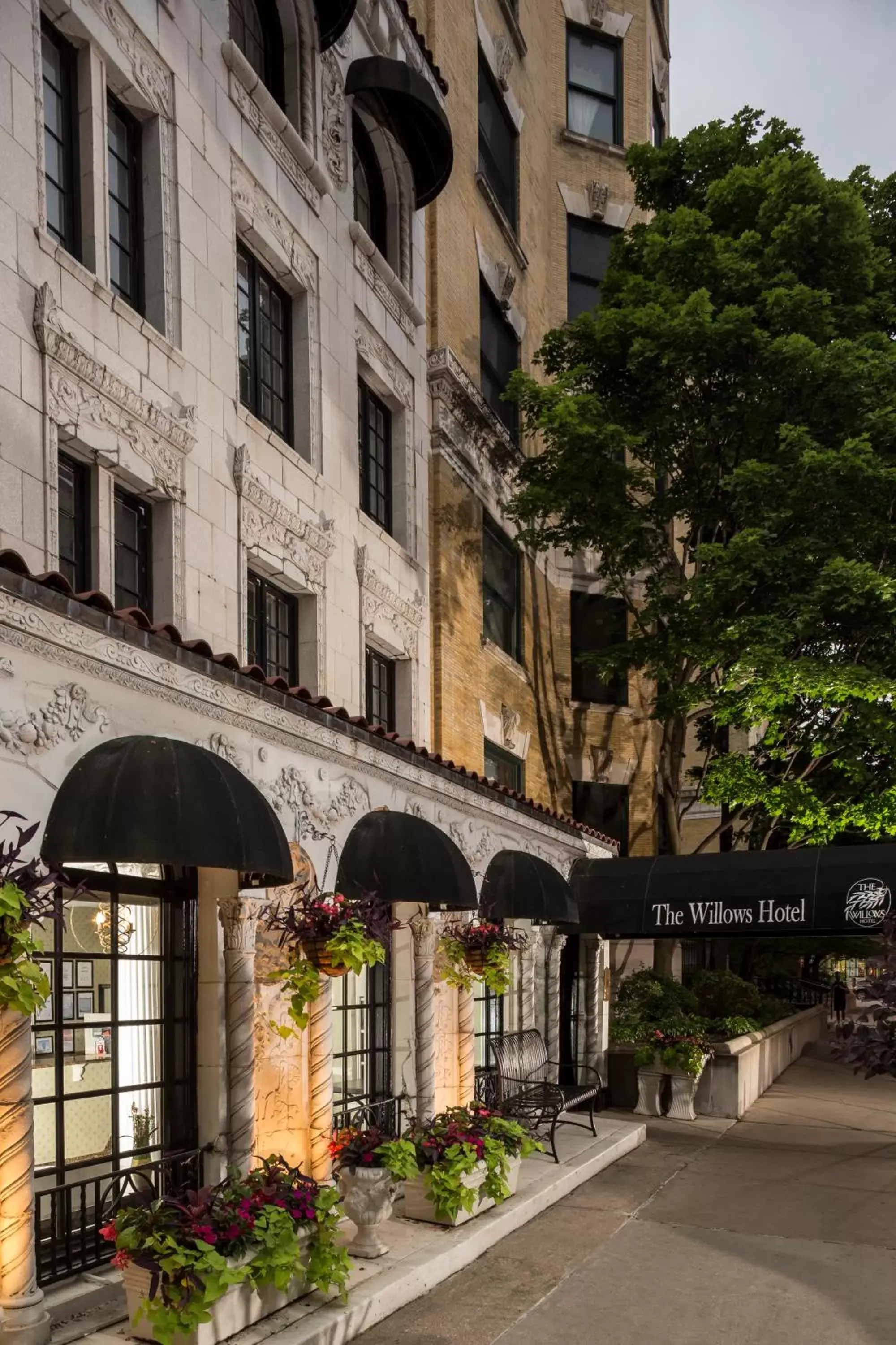 Property building, Patio/Outdoor Area in The Willows Hotel