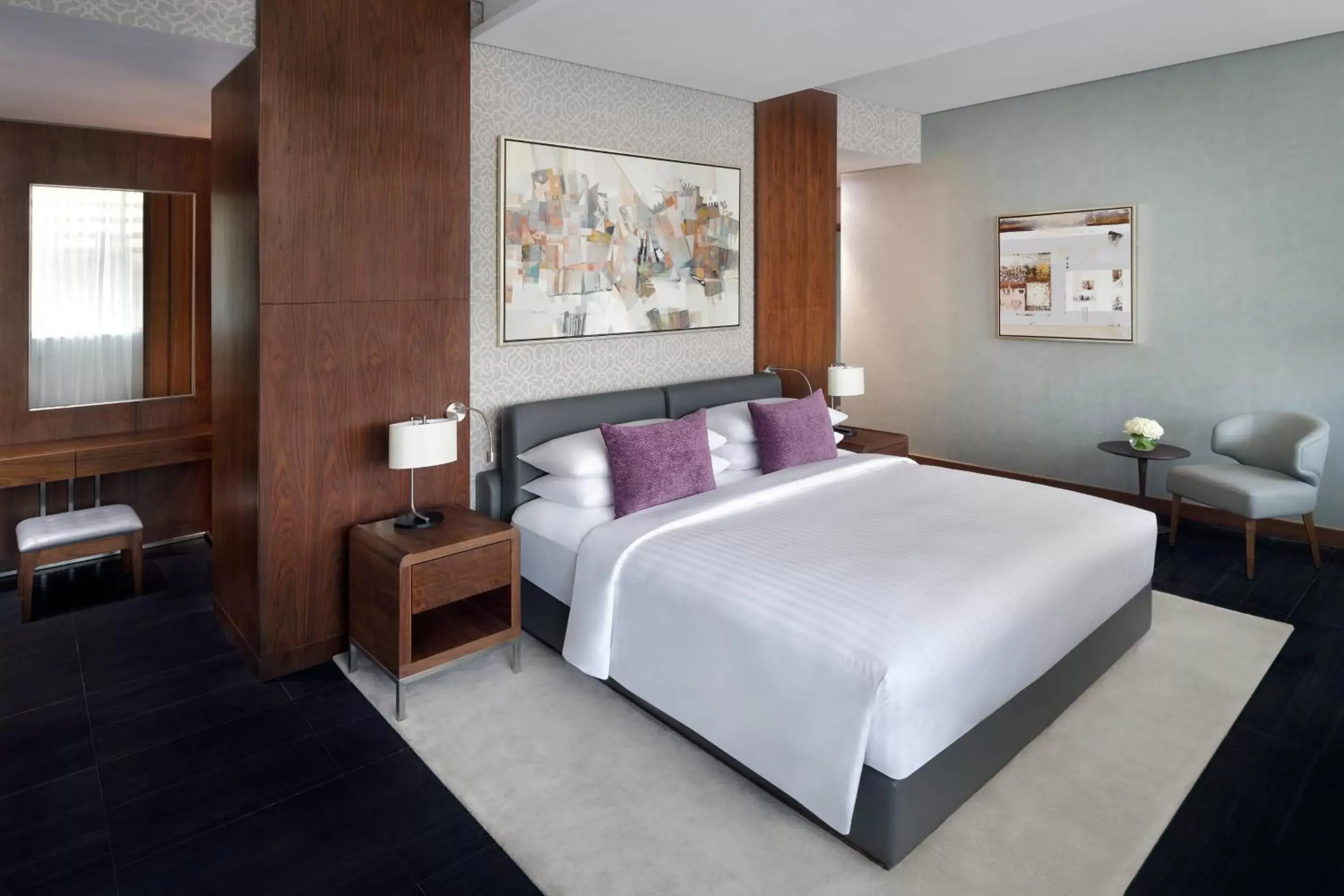 Bedroom, Bed in Marriott Riyadh Diplomatic Quarter