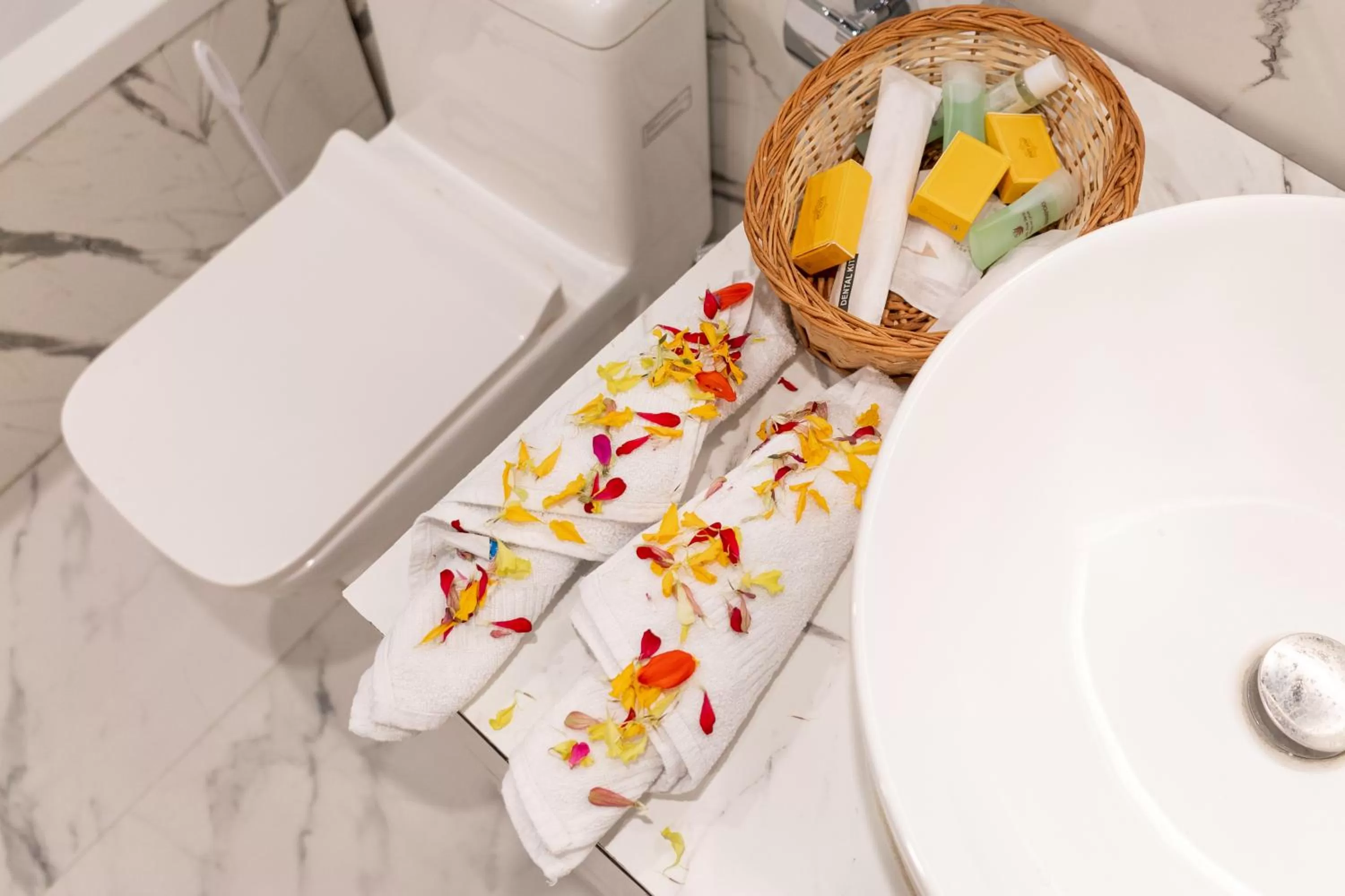 Bathroom in Wangnoo Heritage Houseboats