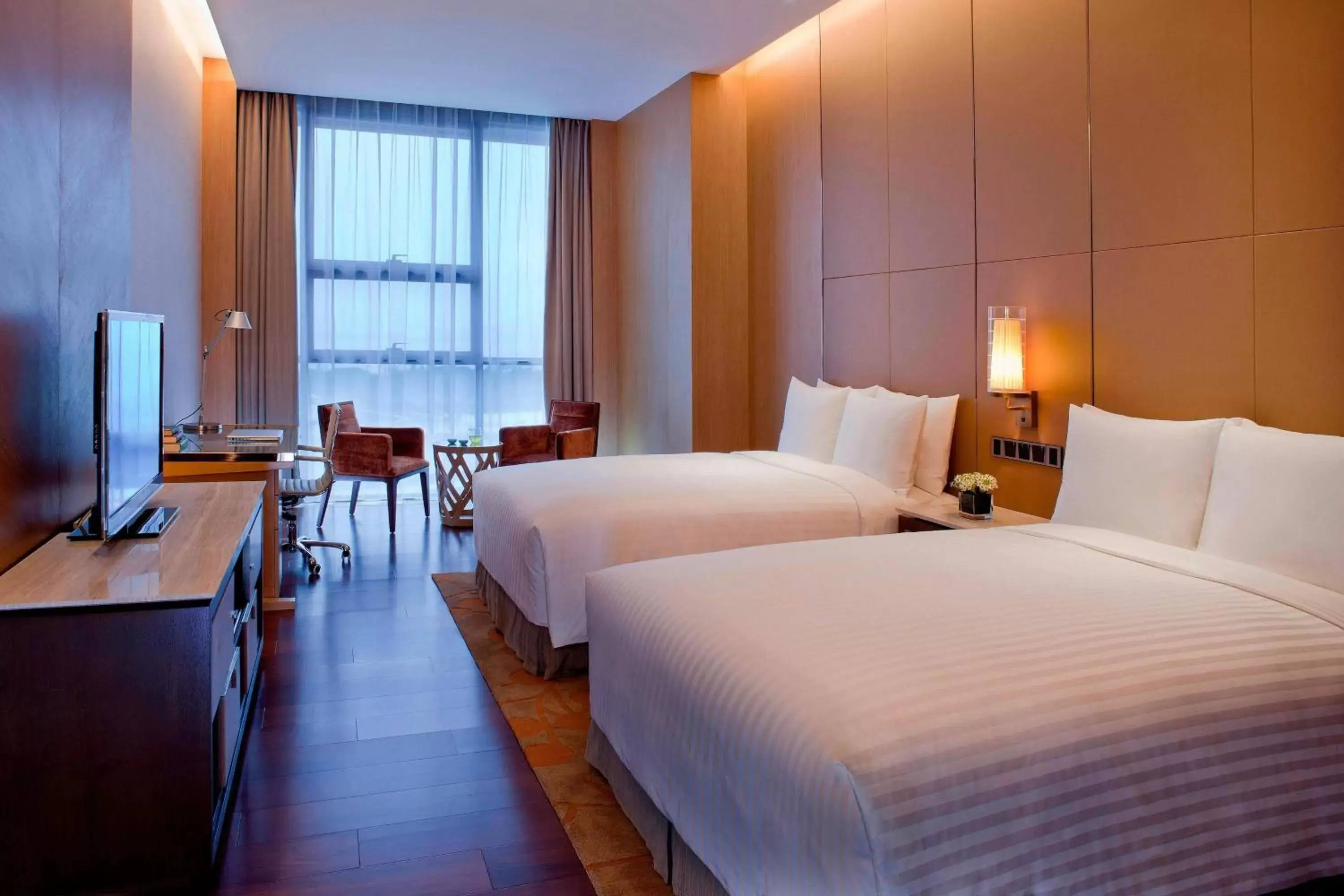 Bedroom in The OCT Harbour, Shenzhen - Marriott Executive Apartments