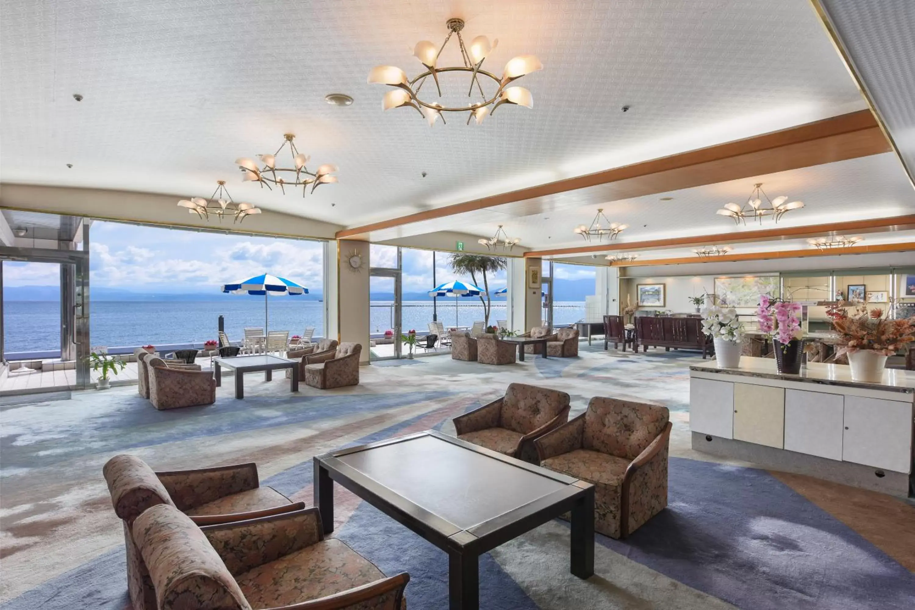 Lobby or reception in Ibusuki Kaijo Hotel Lobby or reception in Ibusuki Kaijo Hotel