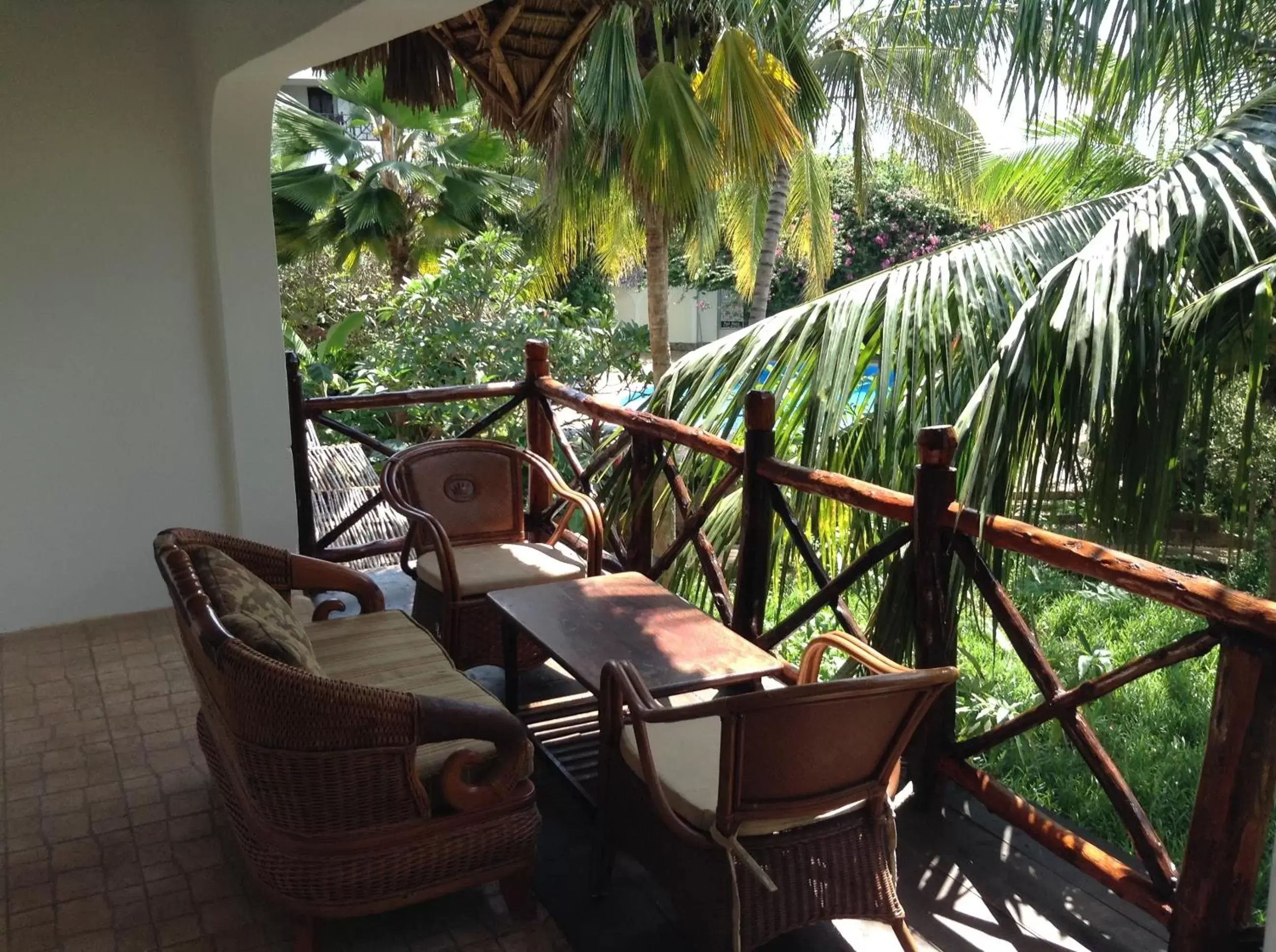 Balcony/Terrace in Langi Langi Beach Bungalows
