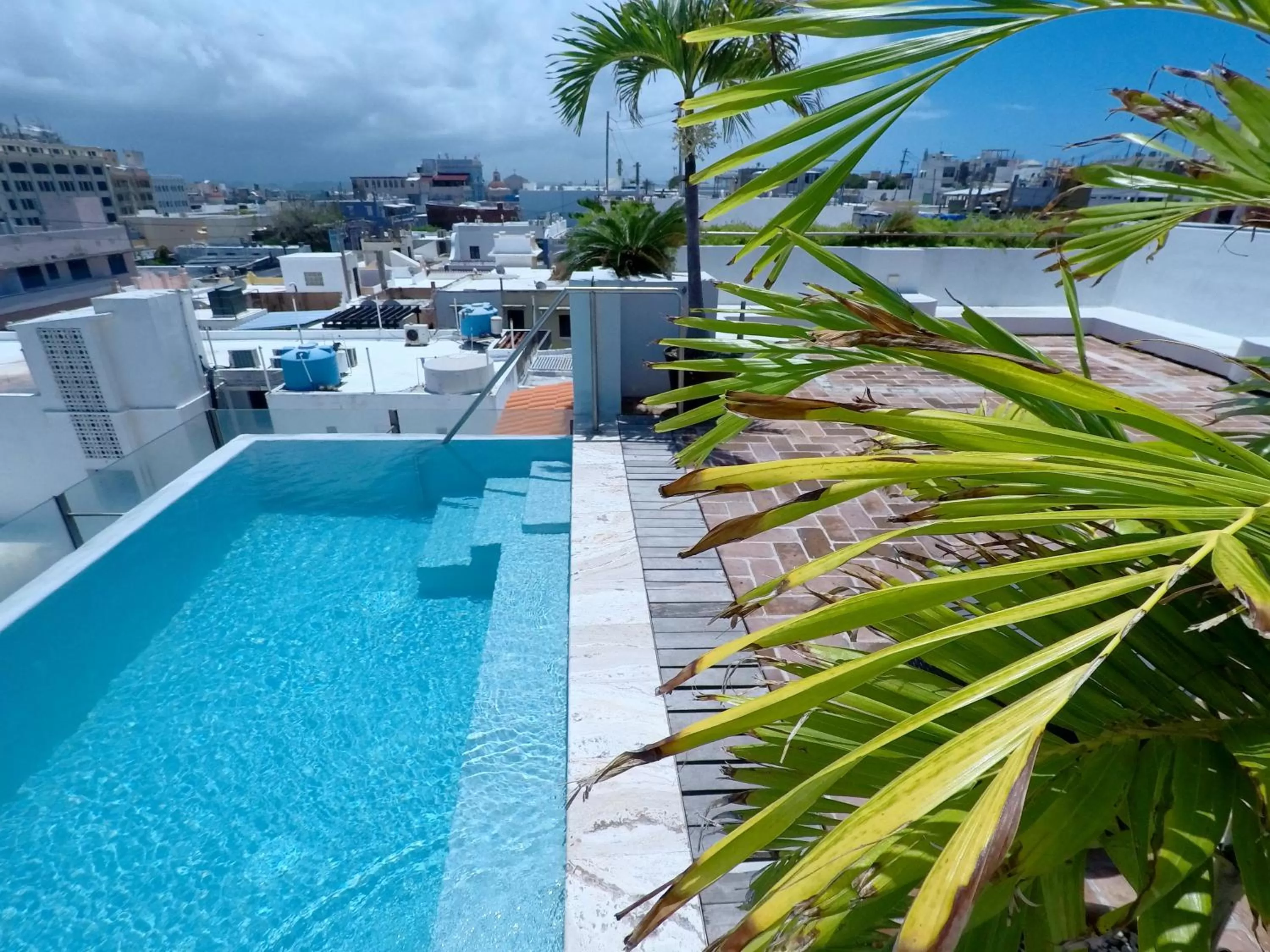 Pool view in La Terraza de San Juan