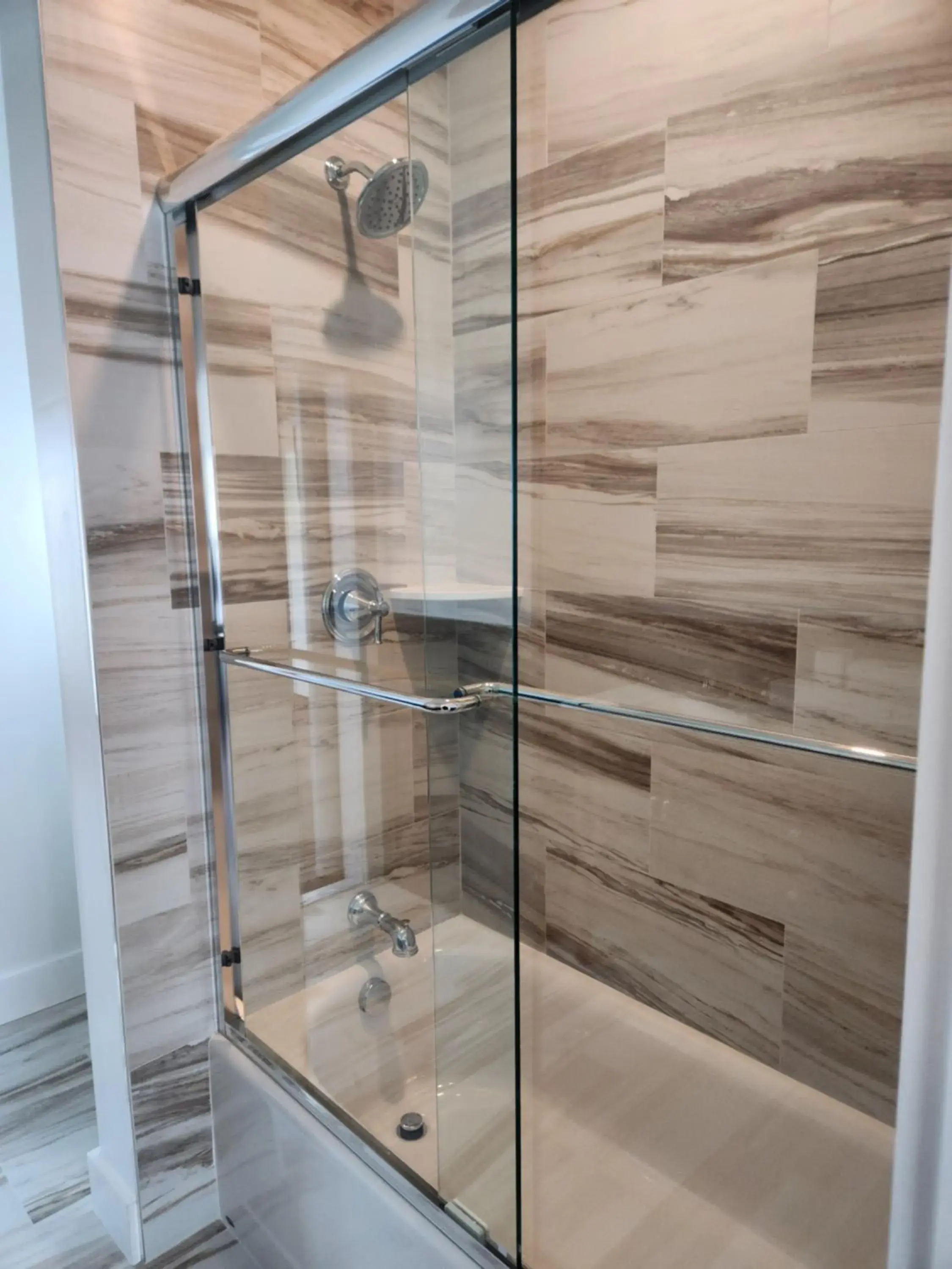 Shower, Bathroom in The Hen Houses