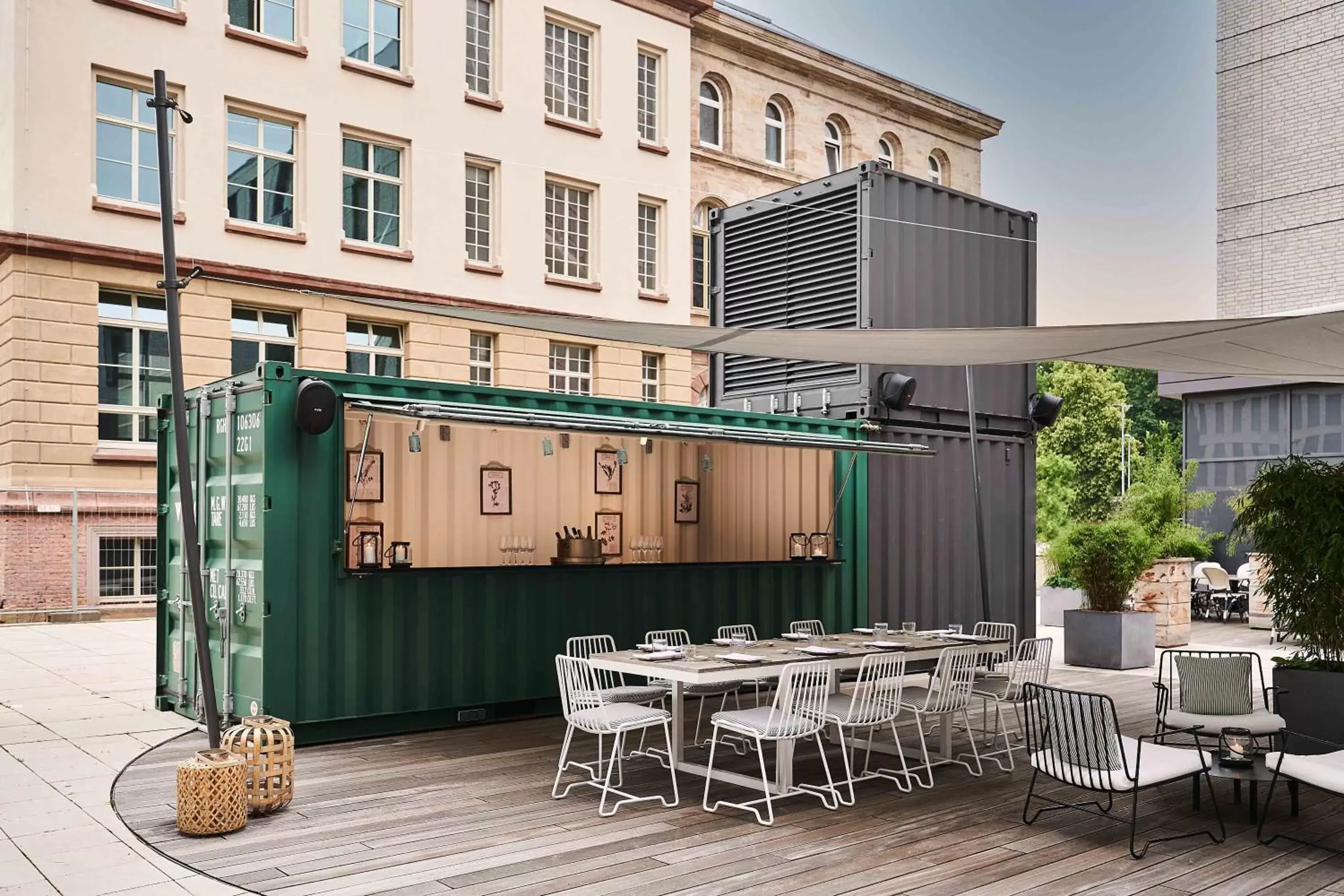 Inner courtyard view in FREIgeist Göttingen Innenstadt, A Member of Design Hotels Inner courtyard view in FREIgeist Göttingen Innenstadt, A Member of Design Hotels