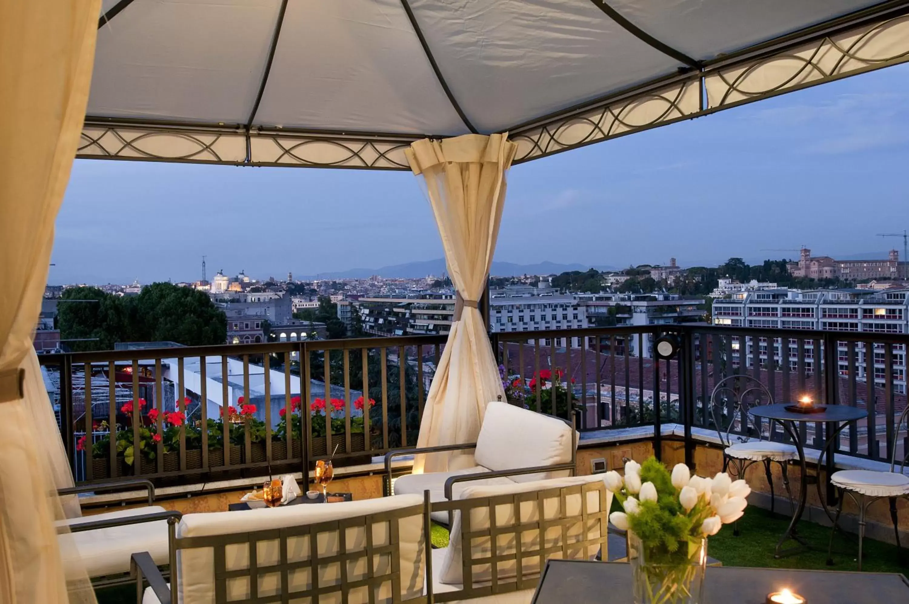 City view, Balcony/Terrace in Trilussa Palace Hotel Congress & Spa