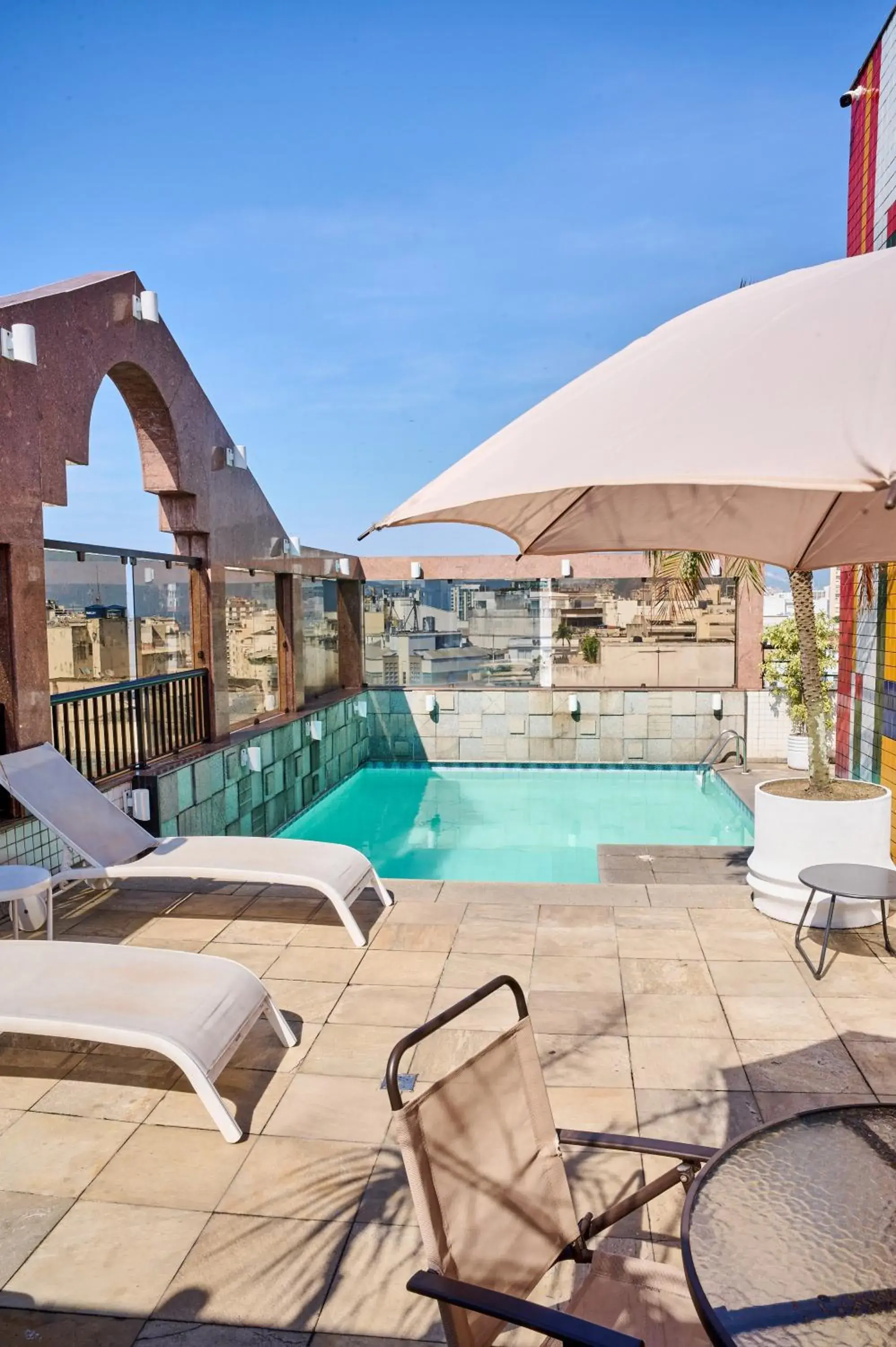 Swimming Pool in South American Copacabana Hotel