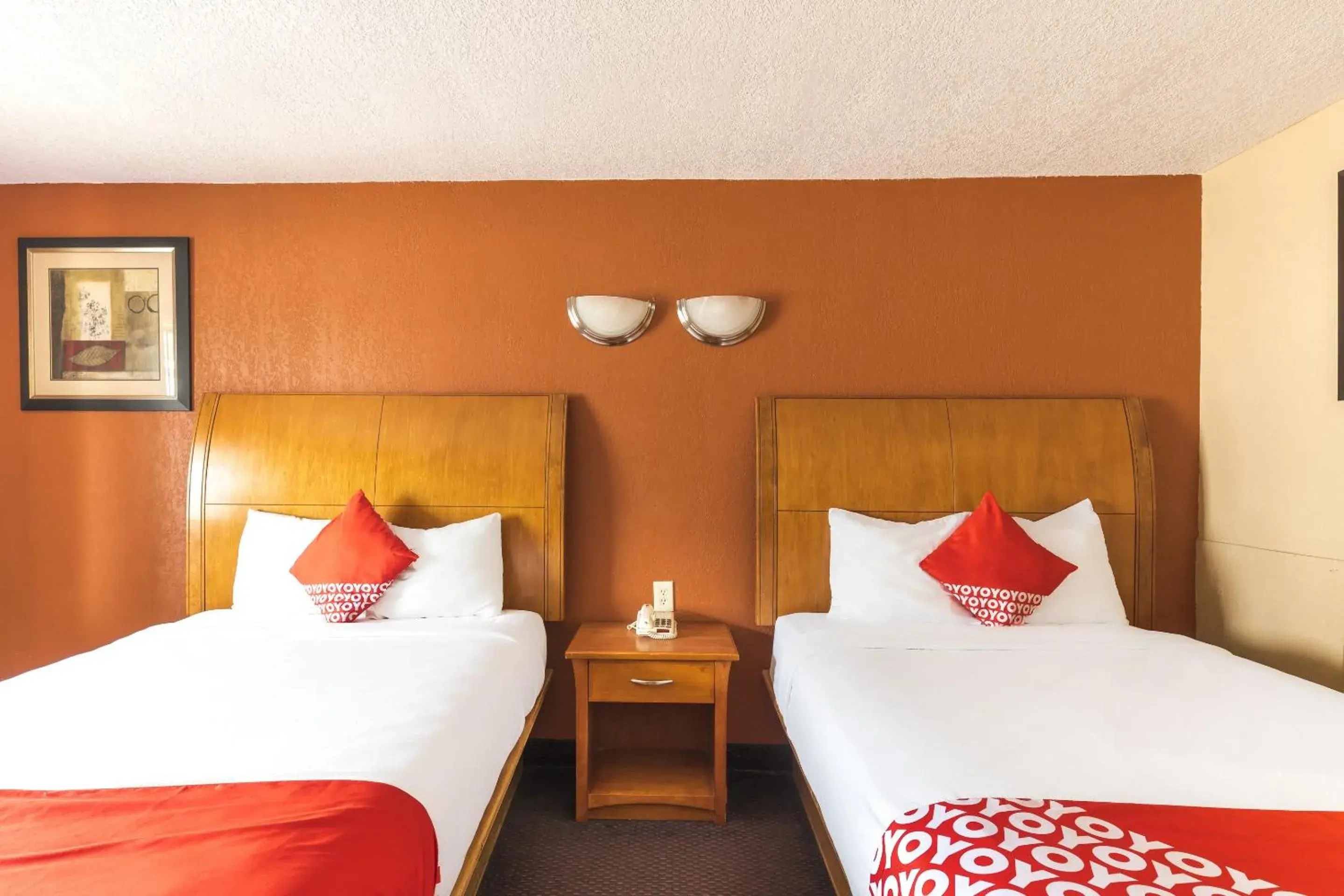 Bedroom, Bed in OYO Hotel Jewett TX Southwest, I-45