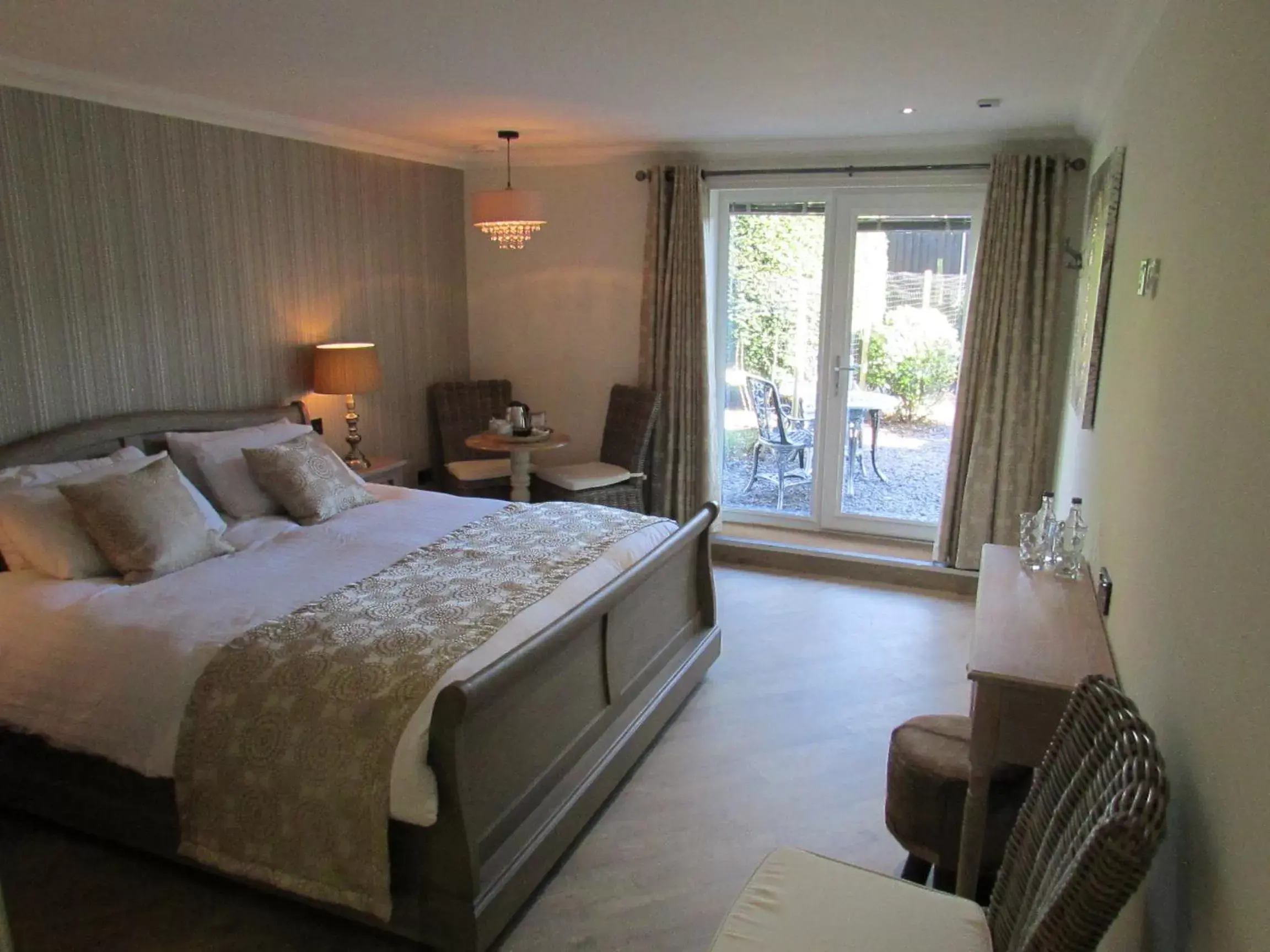Bedroom, Bed in Willow Lodge Hambleton