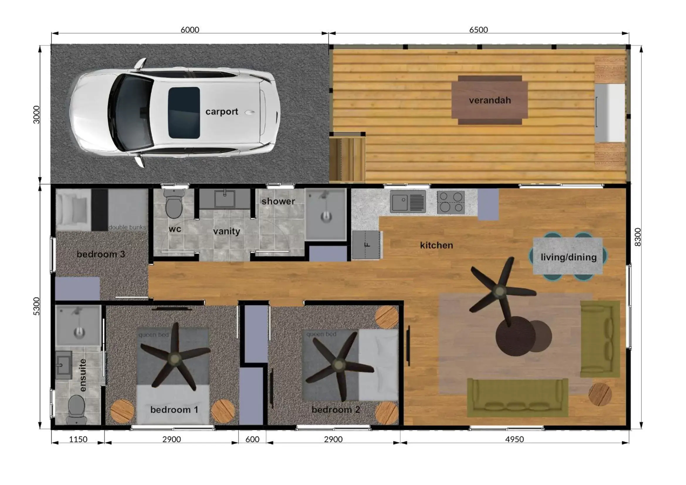 Floor Plan in Ballina Beach Nature Resort