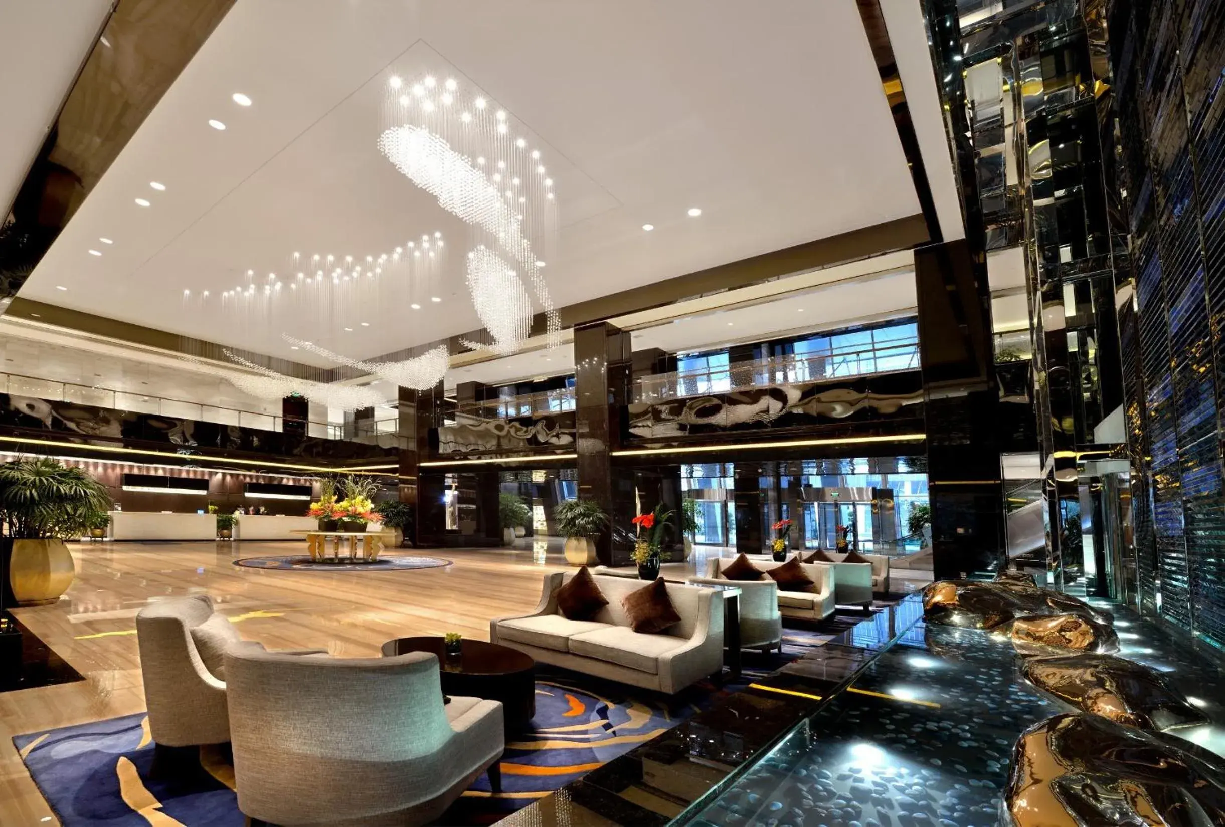 Lobby or reception, Lounge/Bar in Howard Johnson Hi - Tech Plaza Chengdu