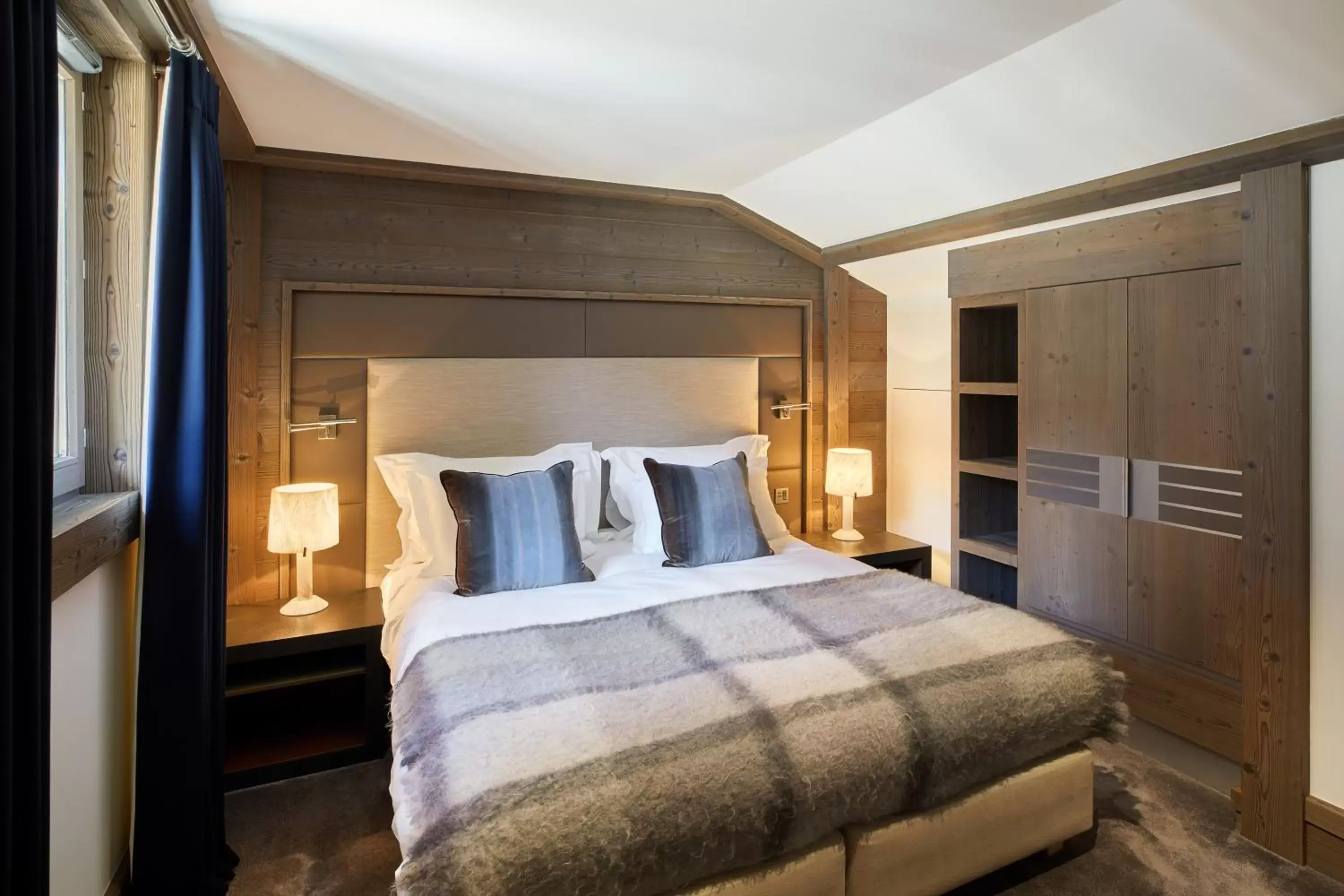 Bed in Six Senses Residences & Spa Courchevel