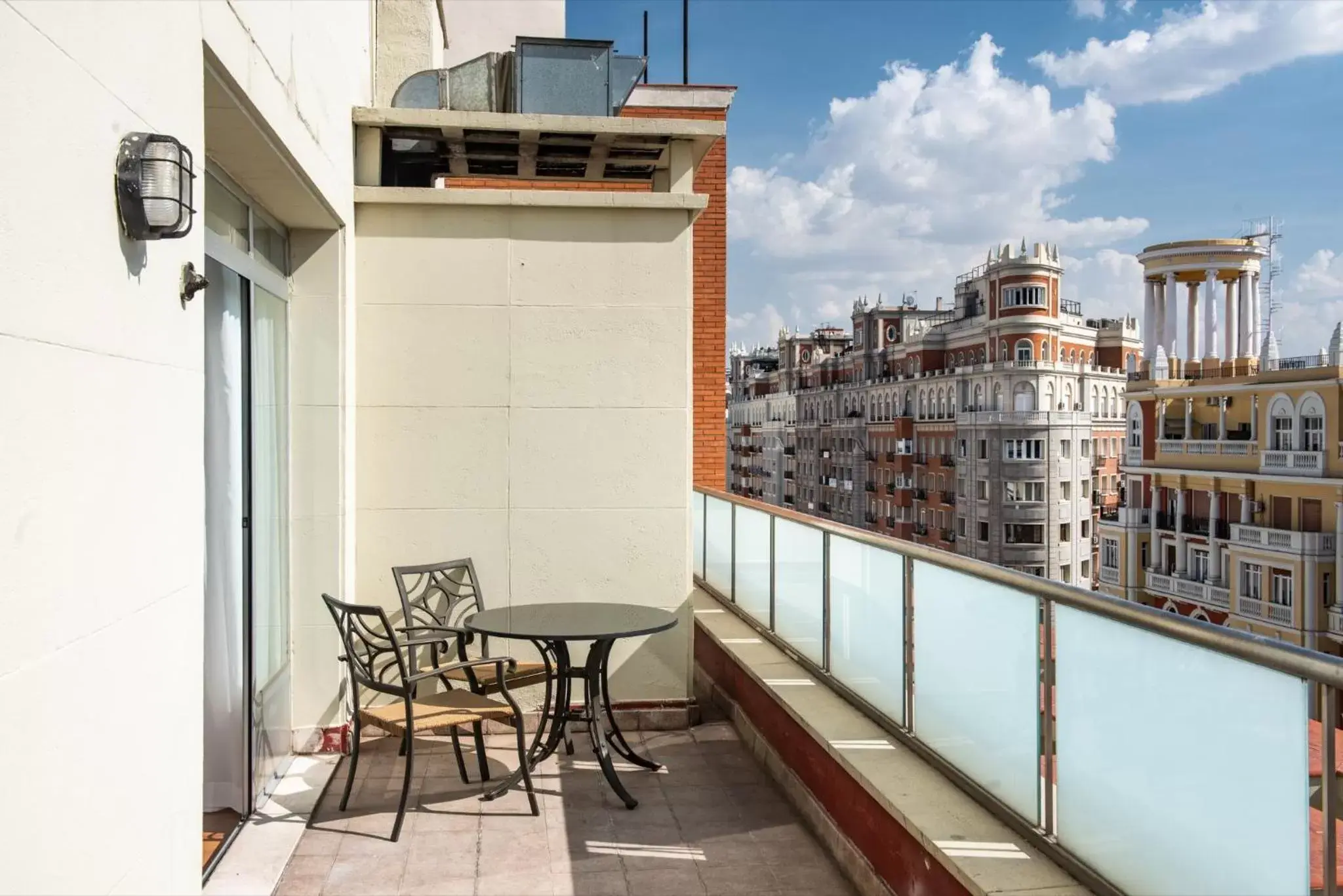 Balcony/Terrace in Hotel Madrid Plaza de España, Affiliated by Meliá