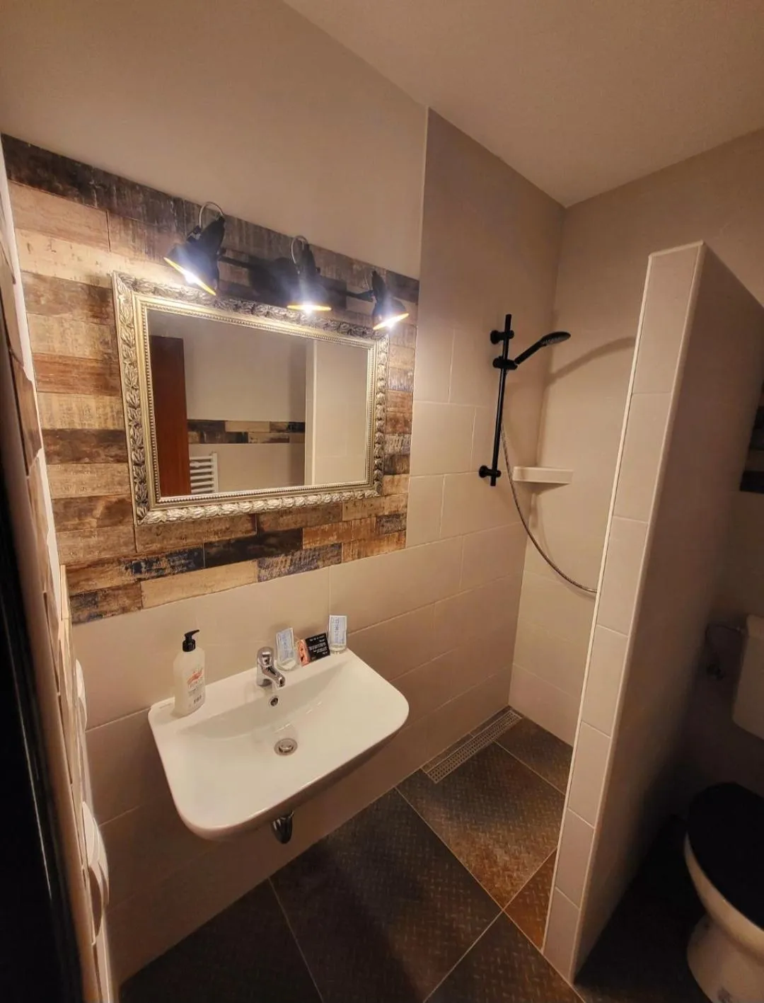 Shower in Hotel Am Schwarzen Berg