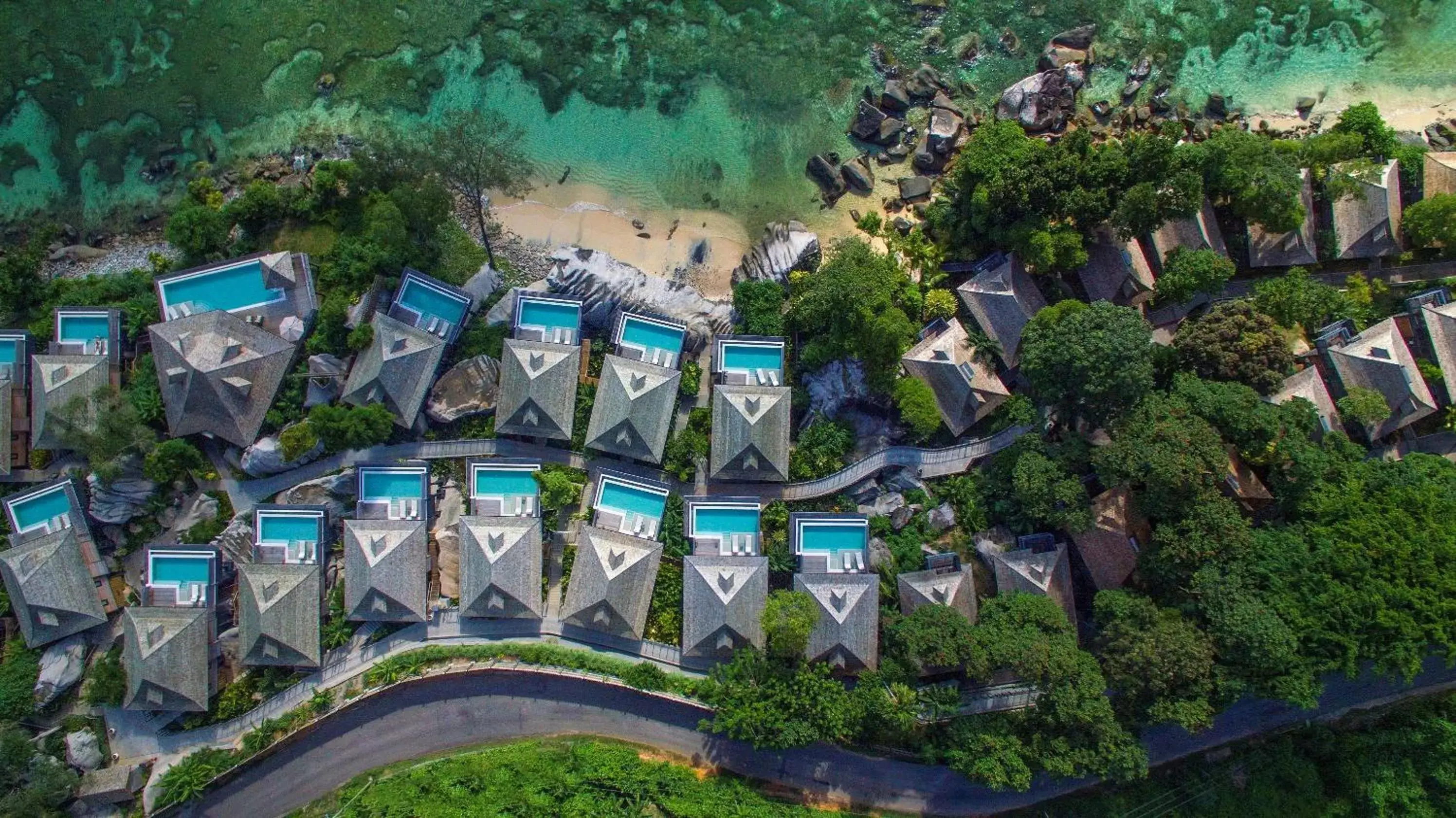 Property building, Bird's-eye View in Hilton Seychelles Northolme Resort & Spa