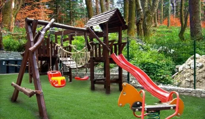 Children play ground in KRISTINA Willa & Spa