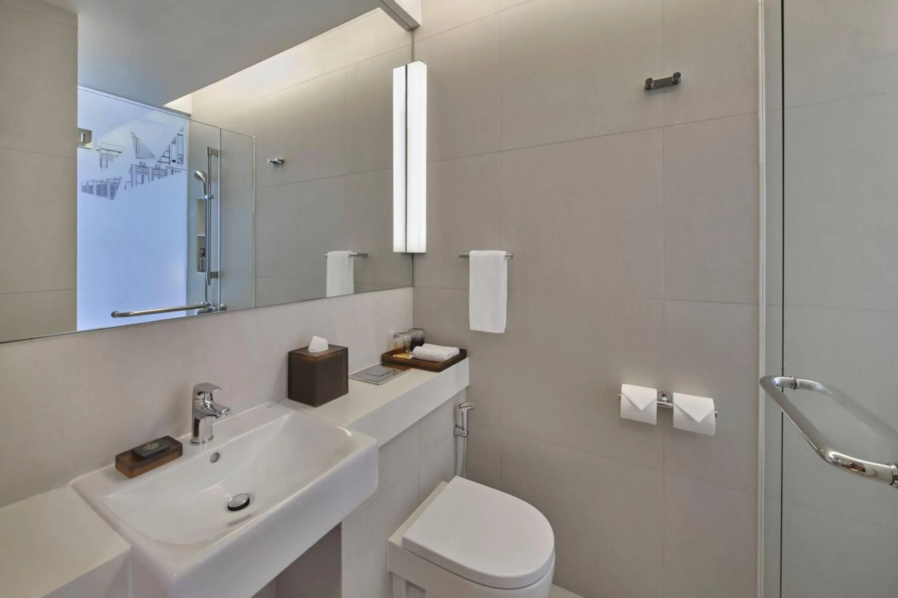Bathroom in Aloft Singapore Novena