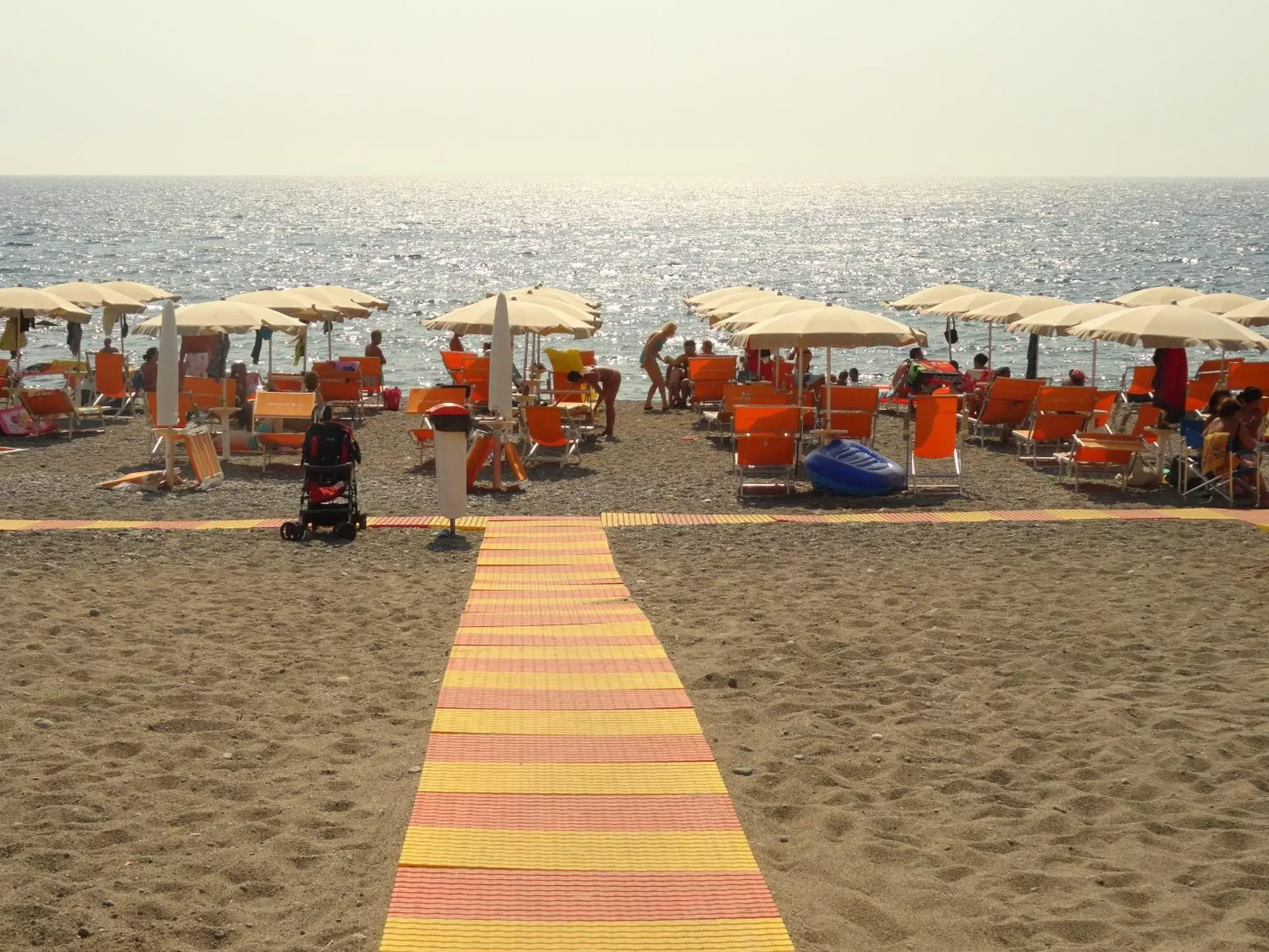 Beach in Hotel Miramare