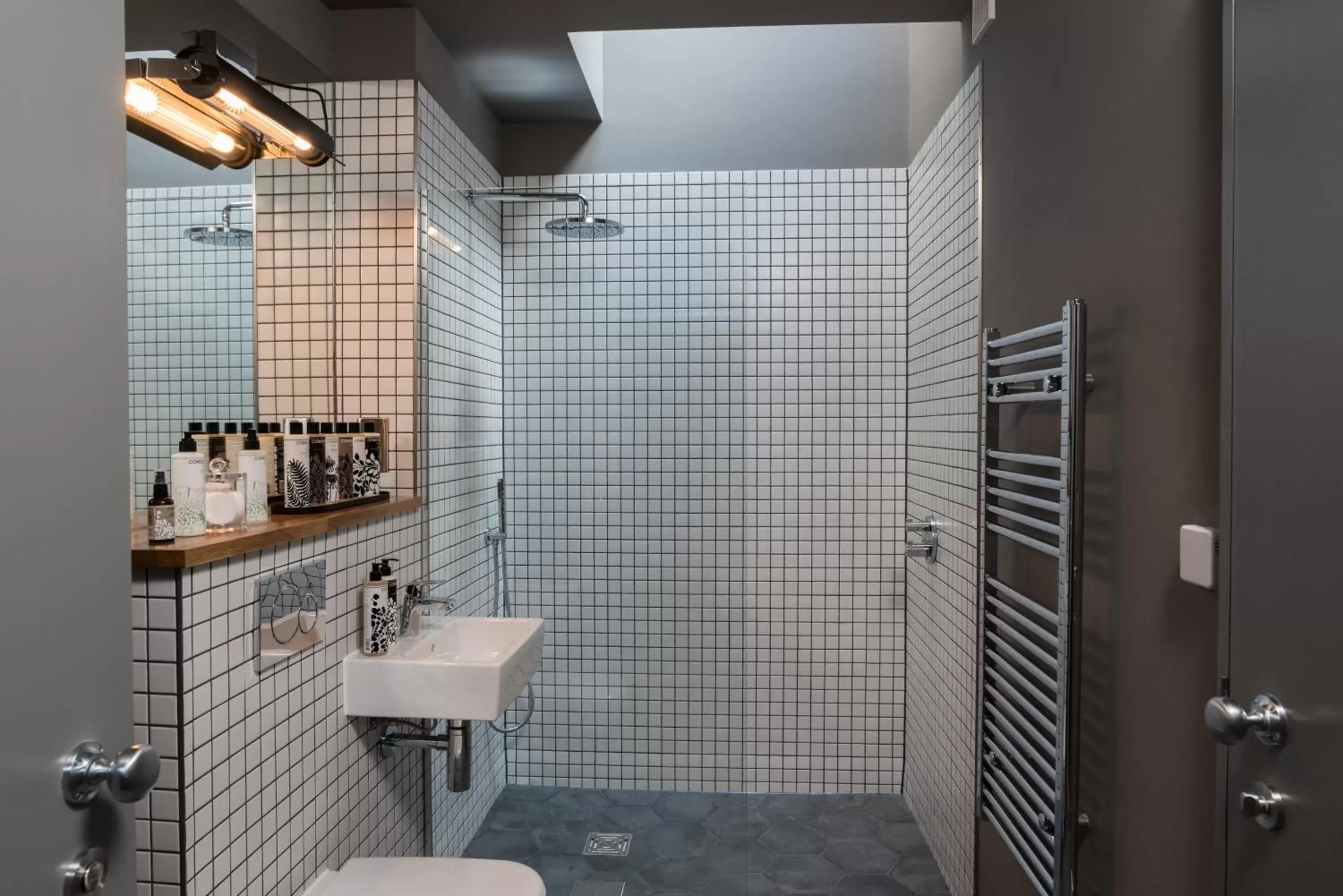 Bathroom in Hiding Space - Trim Street Apartments