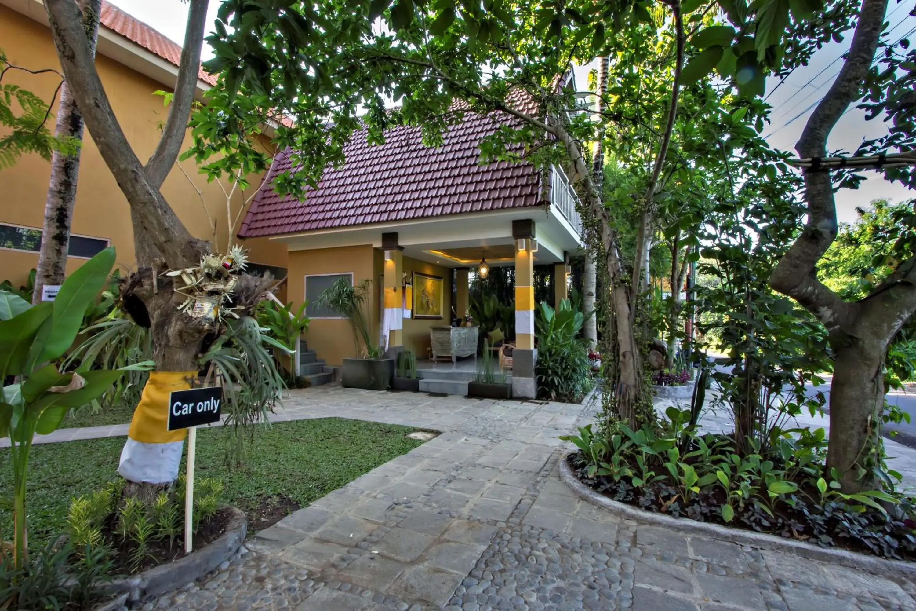 Facade/entrance, Property Building in Ubad Retreat, A Local Family Run Hotel