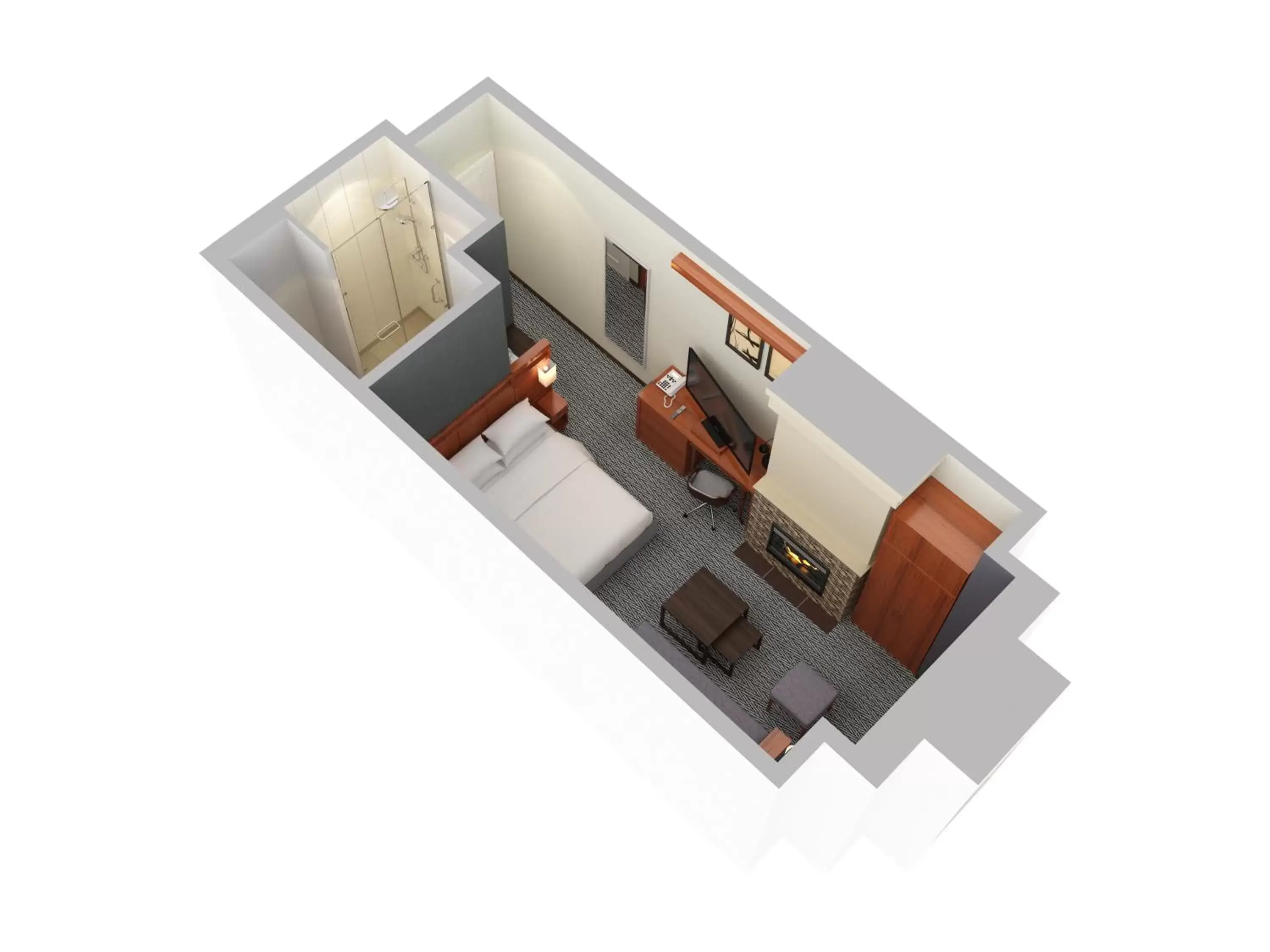 flat iron, Floor Plan in Courtyard by Marriott Waterloo St. Jacobs