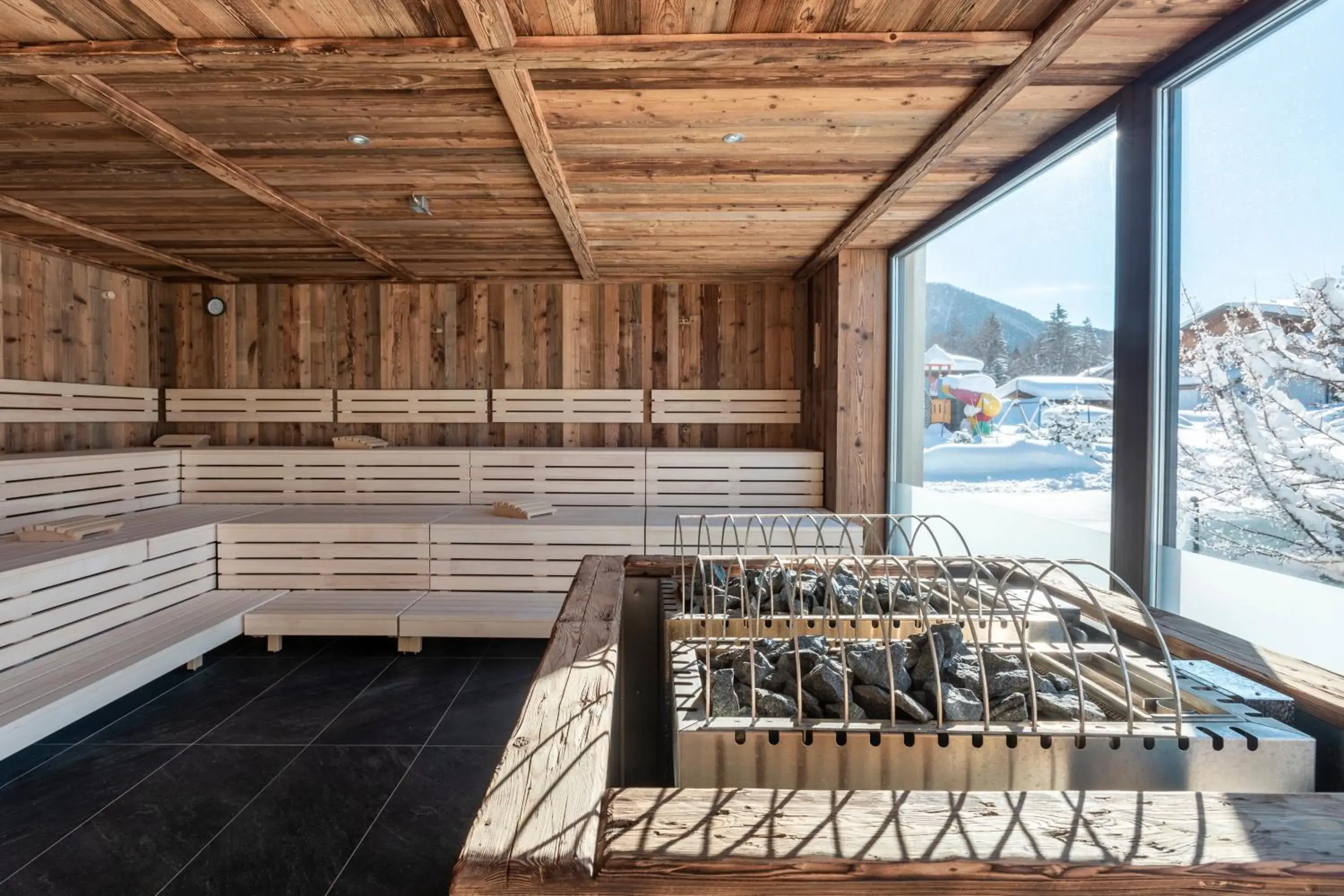 Sauna in Alpenpark Resort Superior