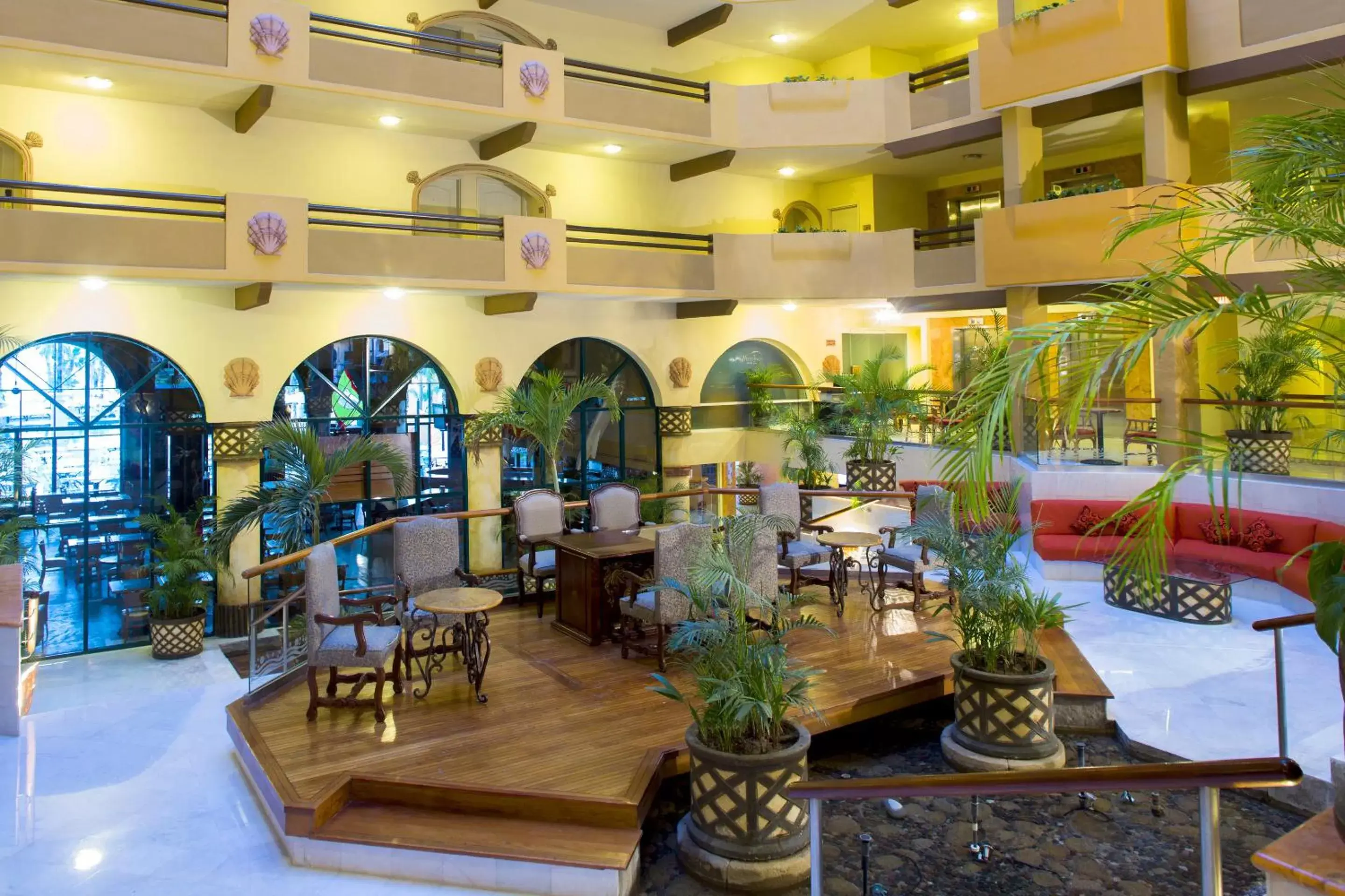 Lobby or reception, Restaurant/Places to Eat in Villa del Palmar Beach Resort & Spa