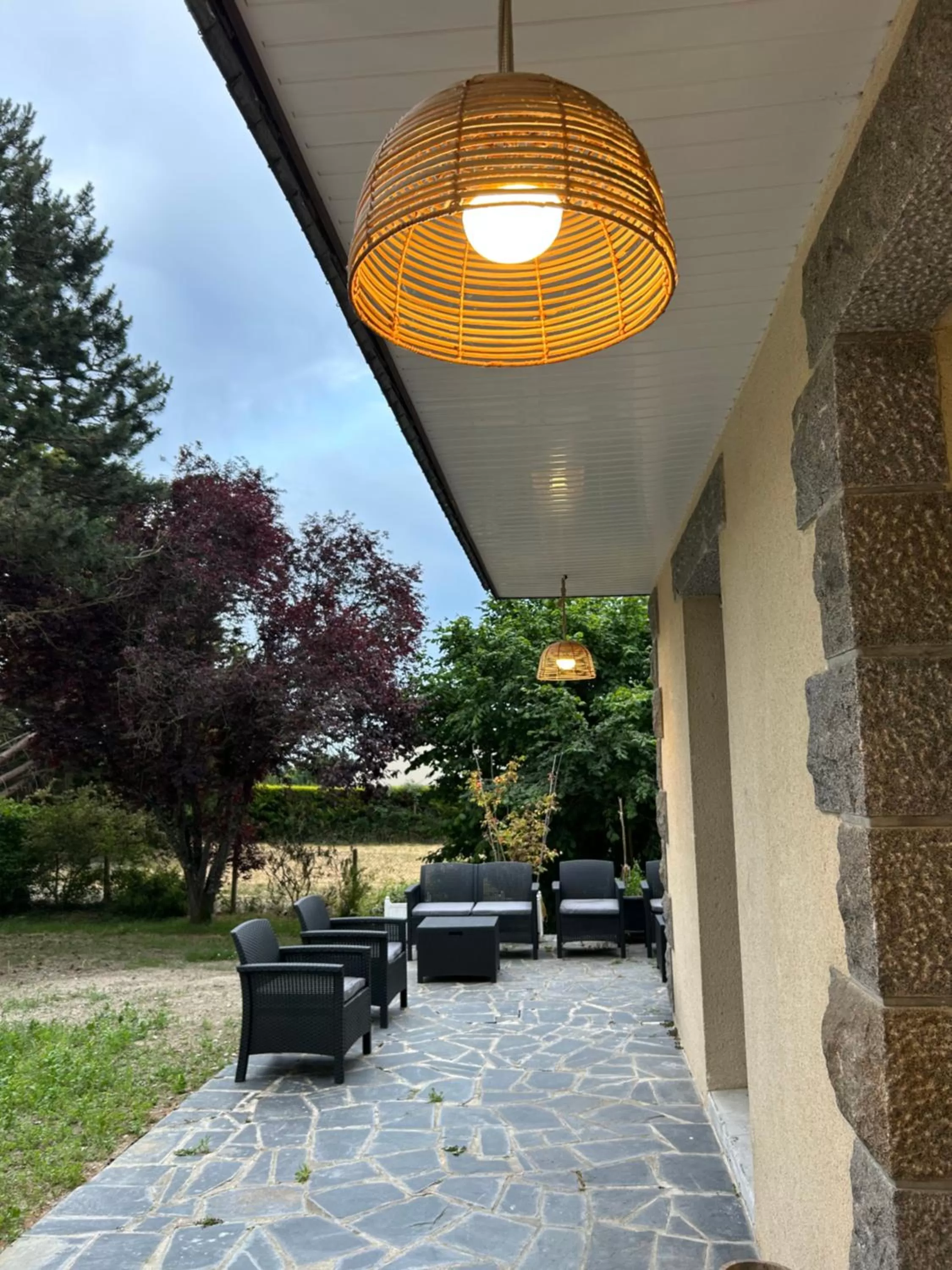 Garden in ARC EN CIEL B&B