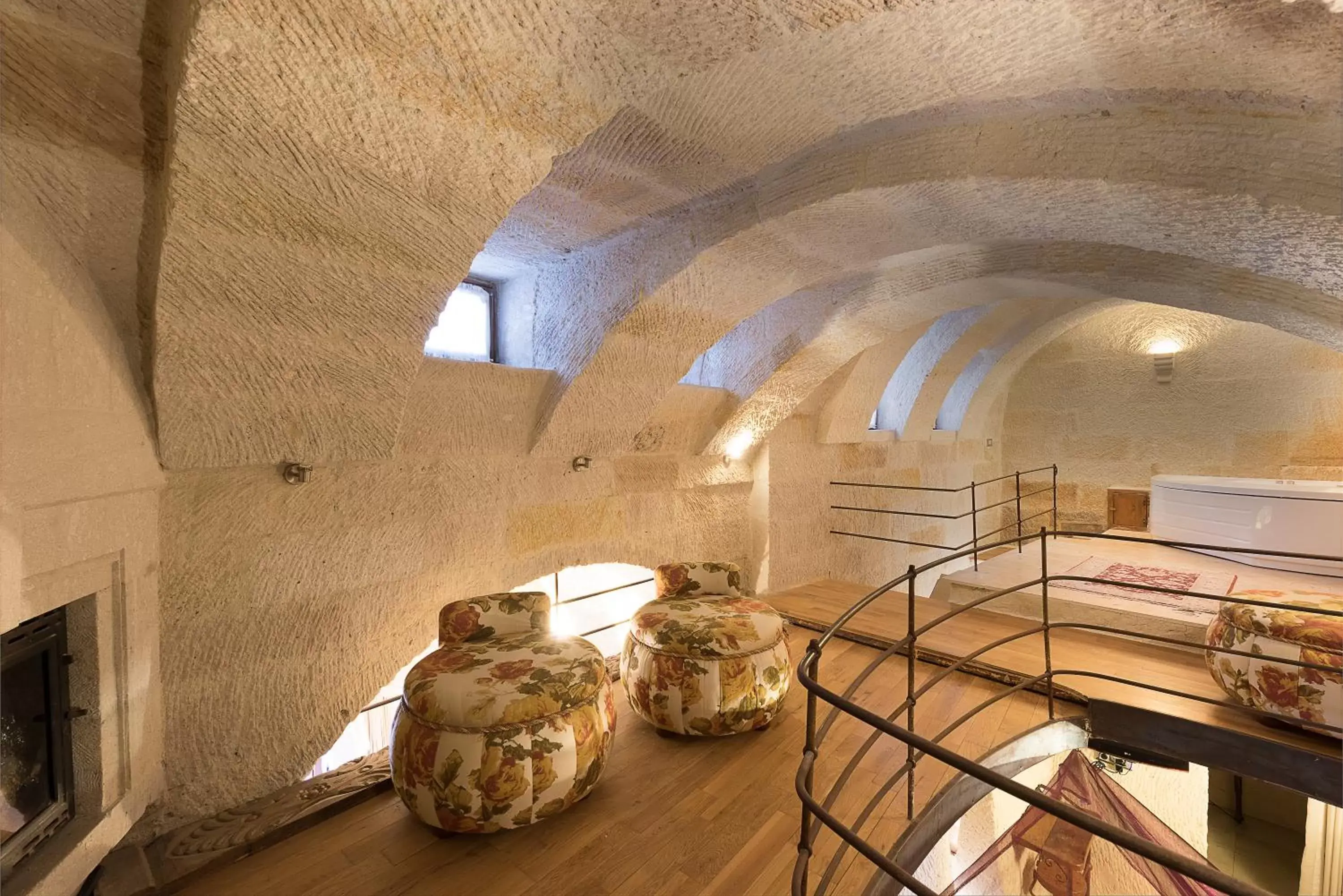 Seating area, Bed in Anatolian Houses Cave Hotel & SPA