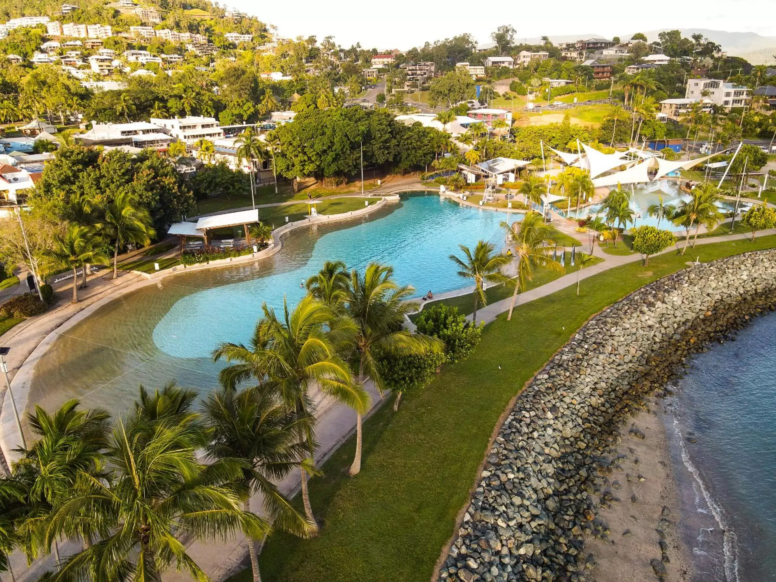 Bird's eye view, Pool View in Nomads Airlie Beach Hotel