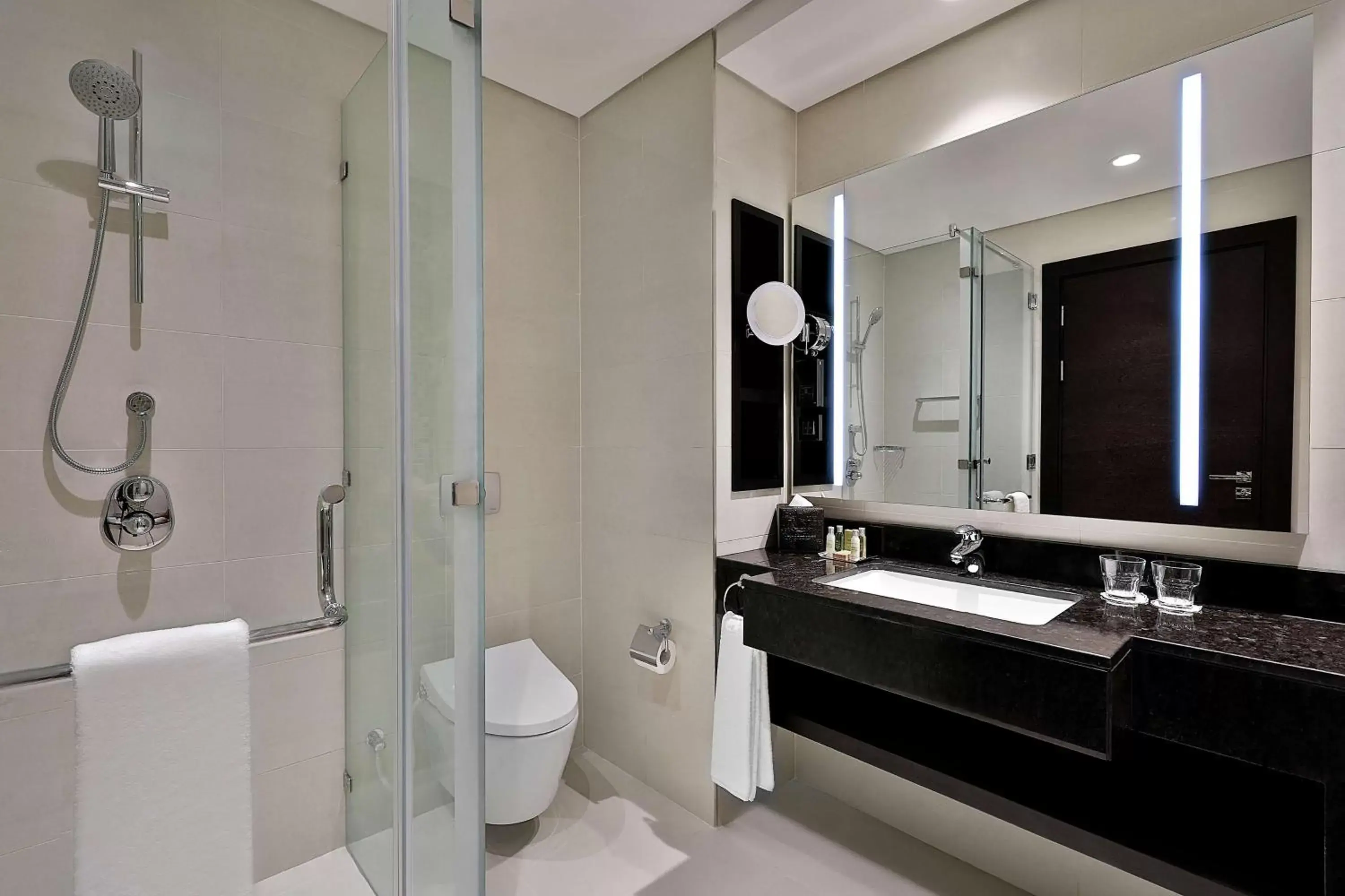 Bathroom in Doubletree By Hilton Doha - Al Sadd