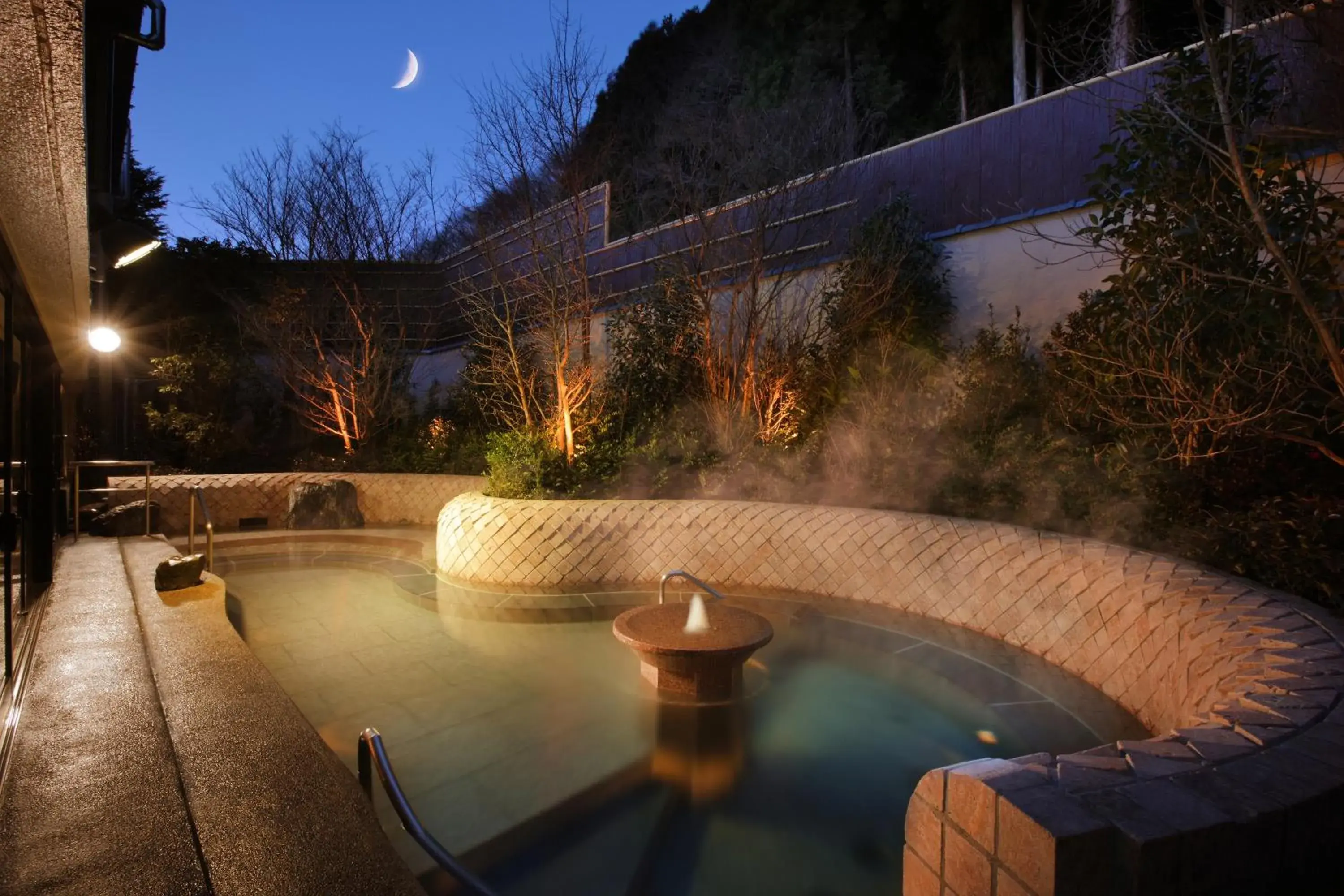 Hot Spring Bath, Swimming Pool in Kinugawa Grand Hotel Yume no Toki