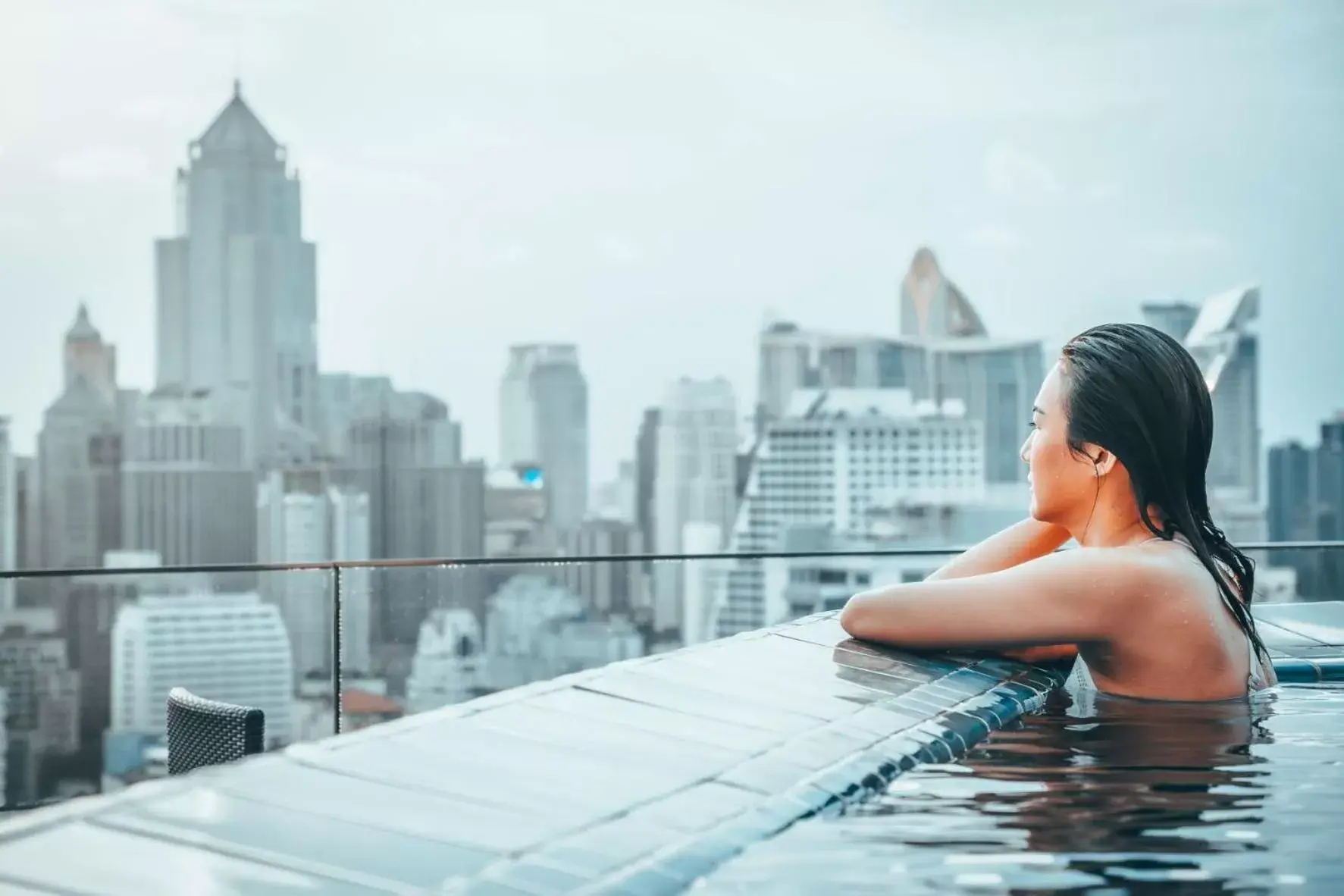 Swimming pool in Column Bangkok Hotel