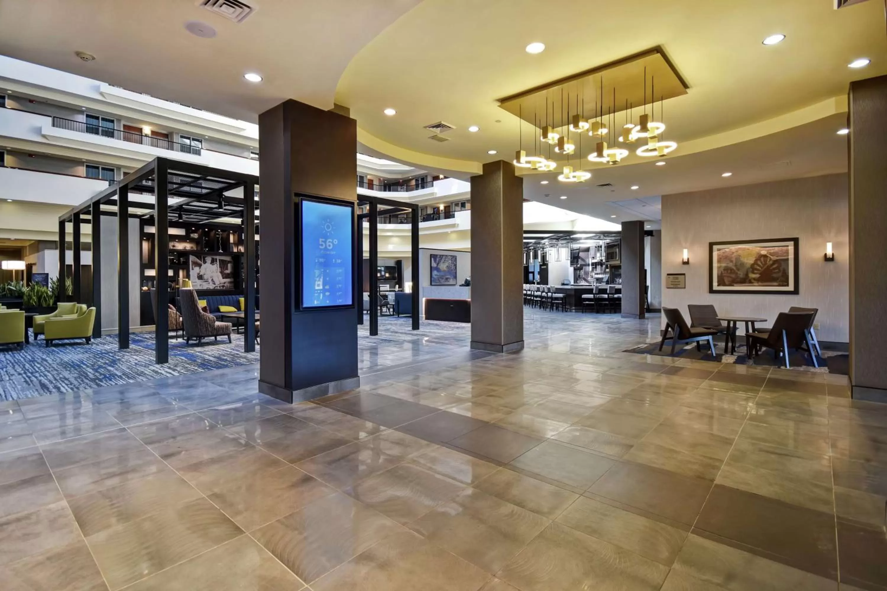 Lobby or reception in Embassy Suites Montgomery - Hotel & Conference Center