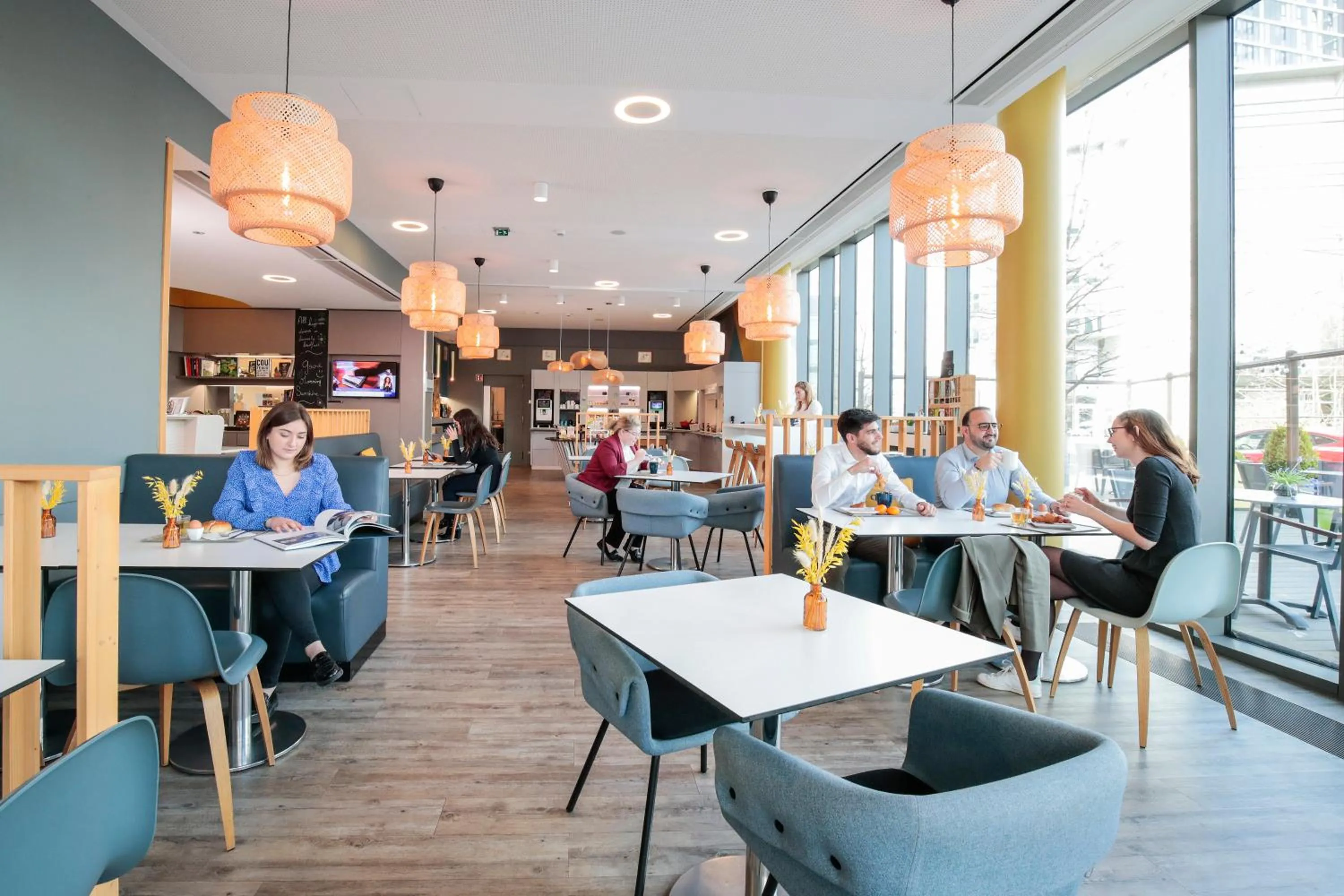 Lobby or reception in Novotel Suites Luxembourg