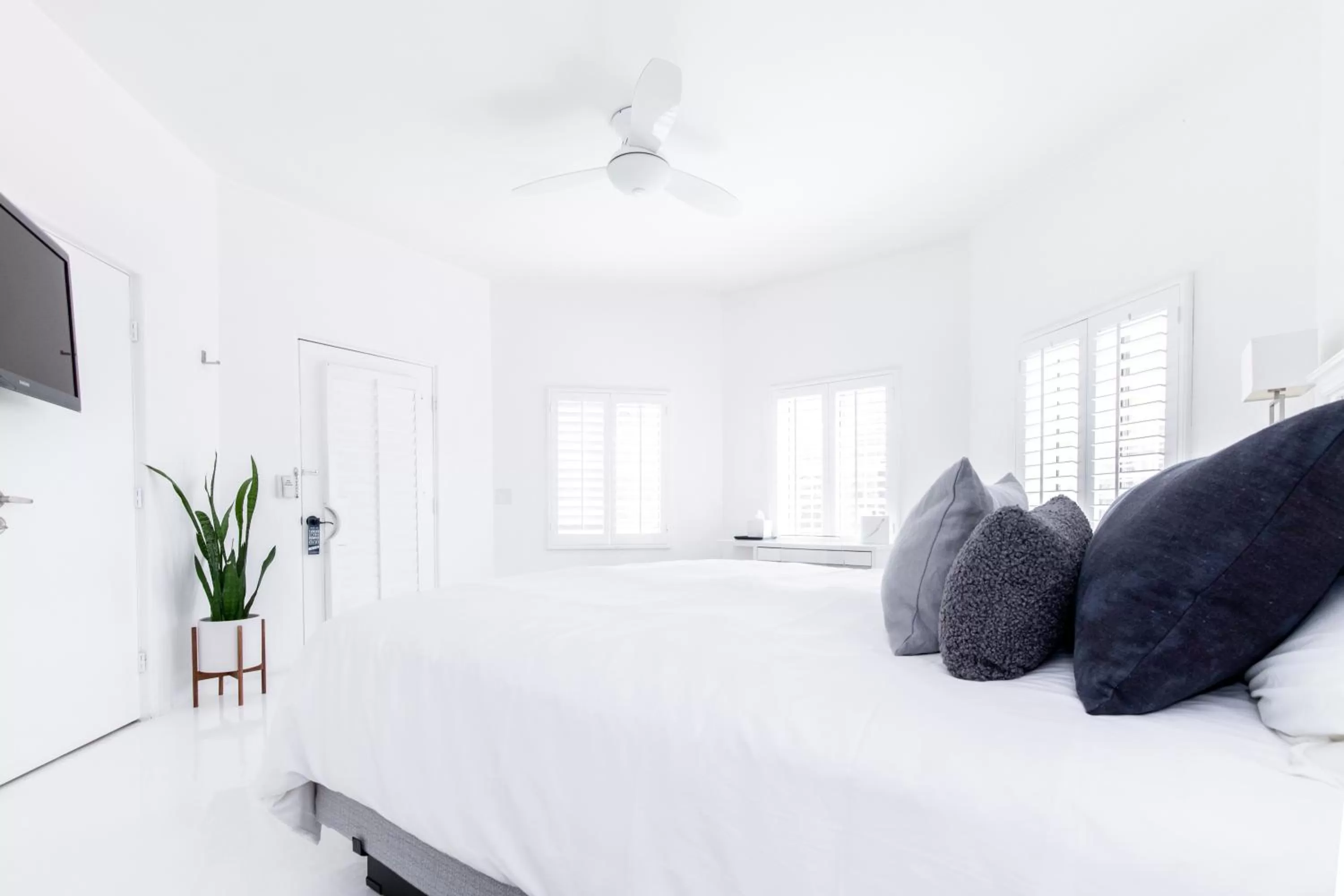 Bed in Alcazar Palm Springs