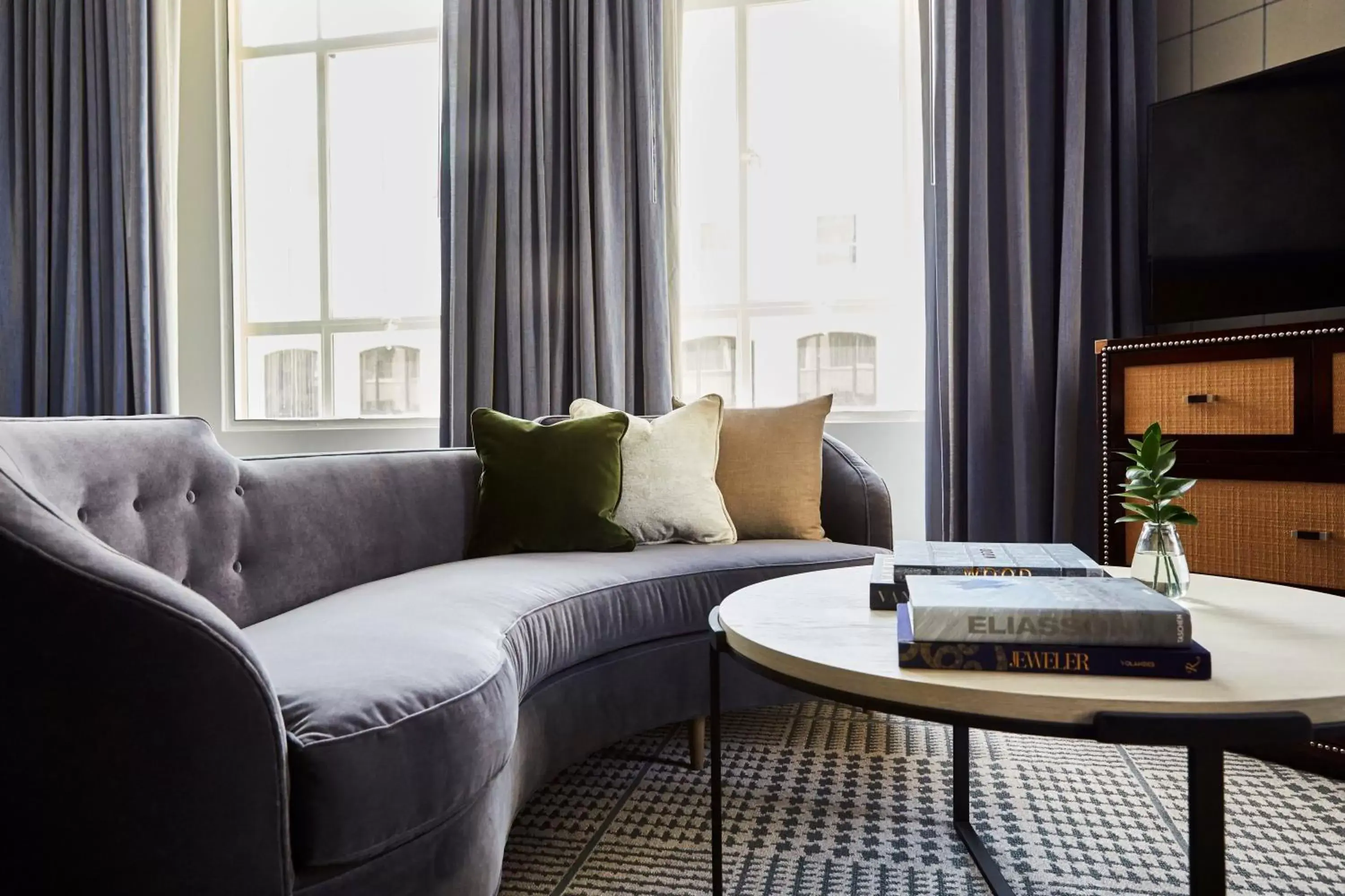 Photo of the whole room, Seating Area in Kimpton Hotel Monaco Denver, an IHG Hotel