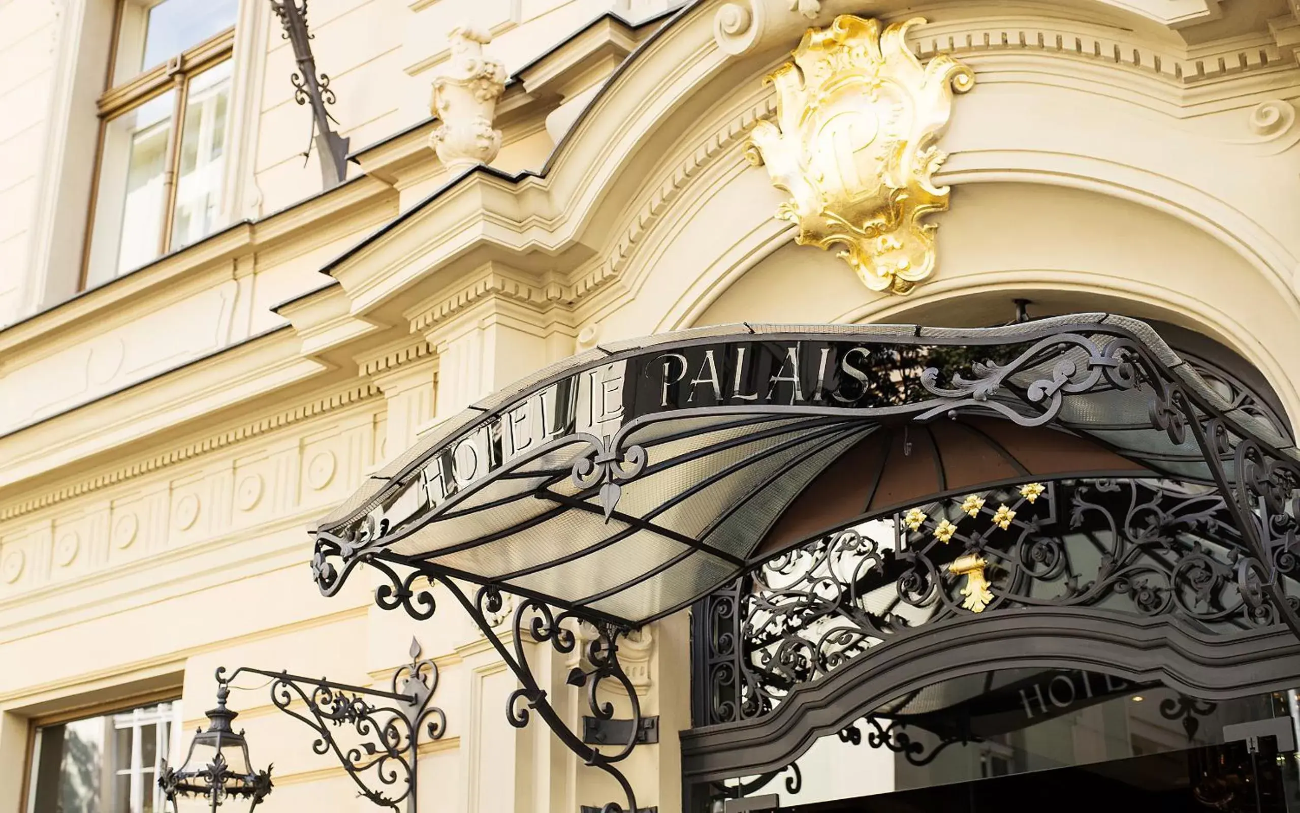 Facade/entrance in Le Palais Art Hotel Prague